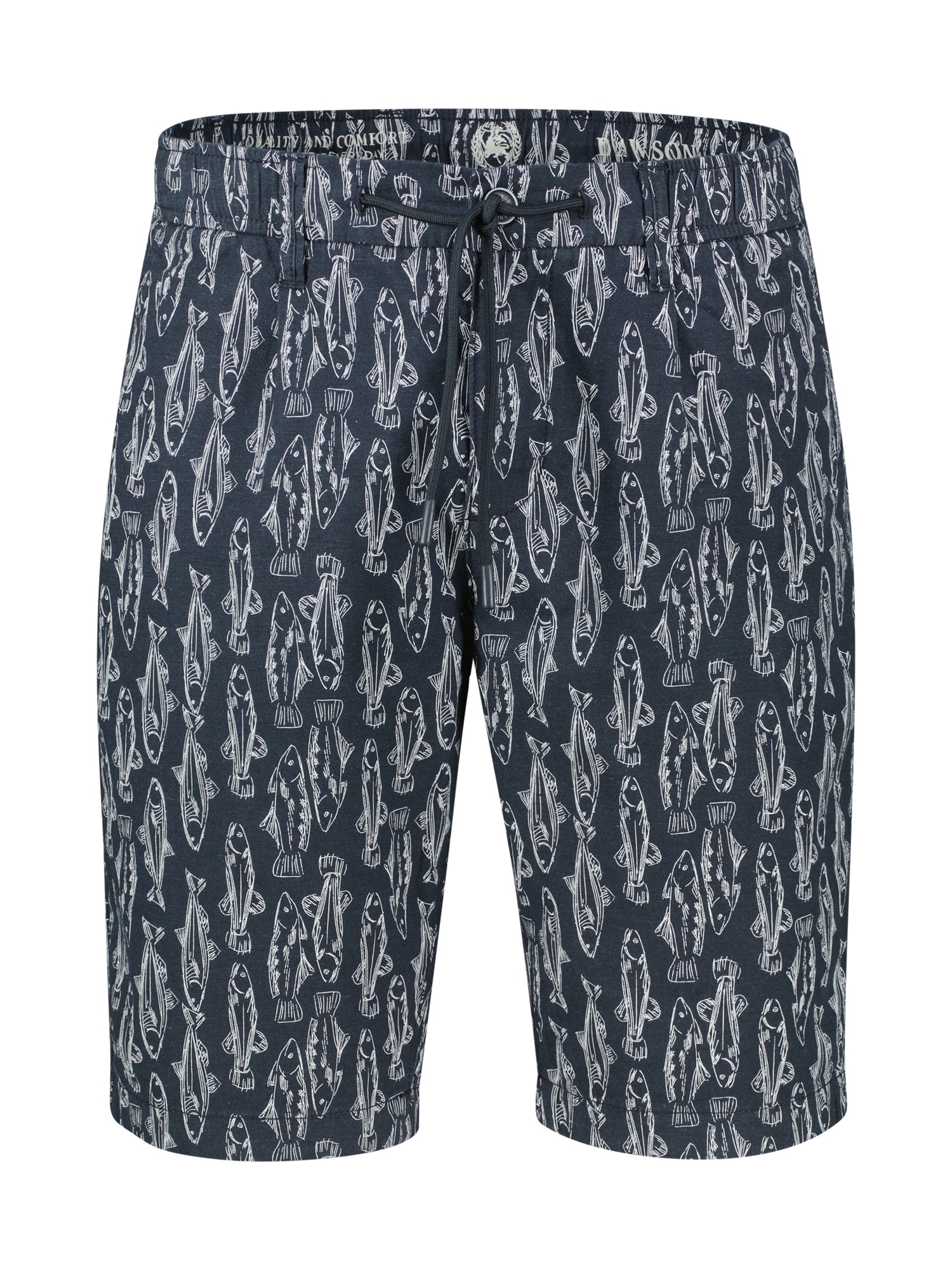 LERROS Chinoshorts »Leichte Chino-Bermuda mit marinem Print«
