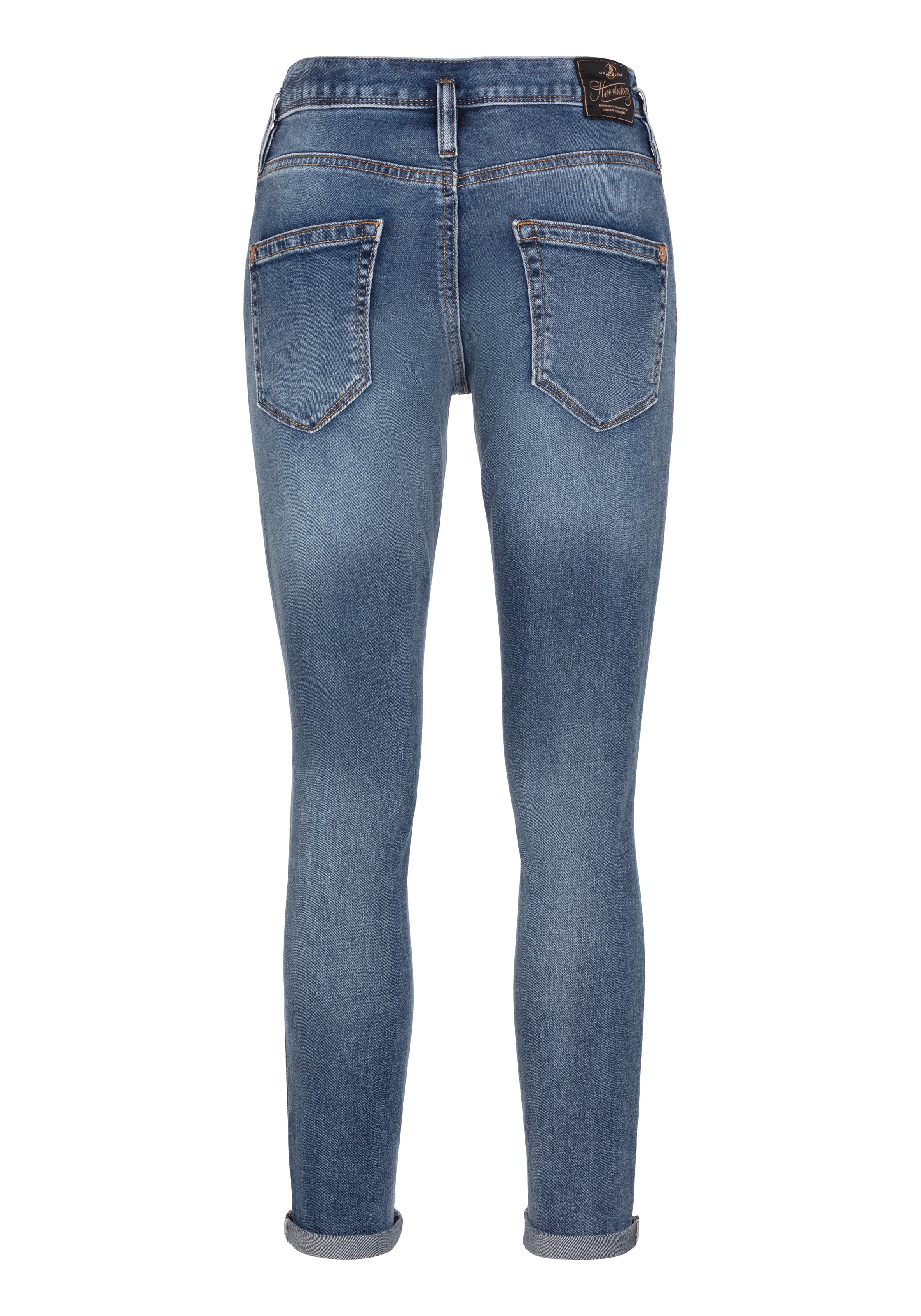 Herrlicher 7/8-Jeans "Shyra Cropped Denim Comfort", mit halb verdeckter Kno günstig online kaufen