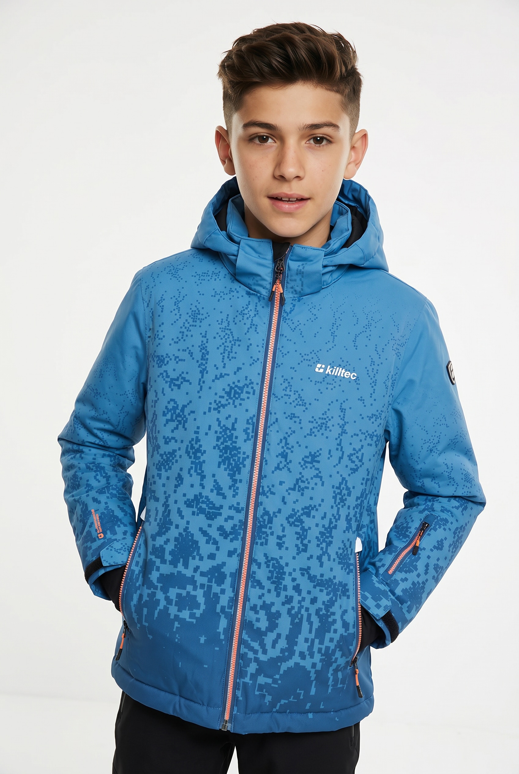 Killtec Funktionsjacke »KSW 204 BYS SKI JCKT« mit Kapuze für Kinder, mit verschweißten Nähten, 10.000 mm Wassersäule