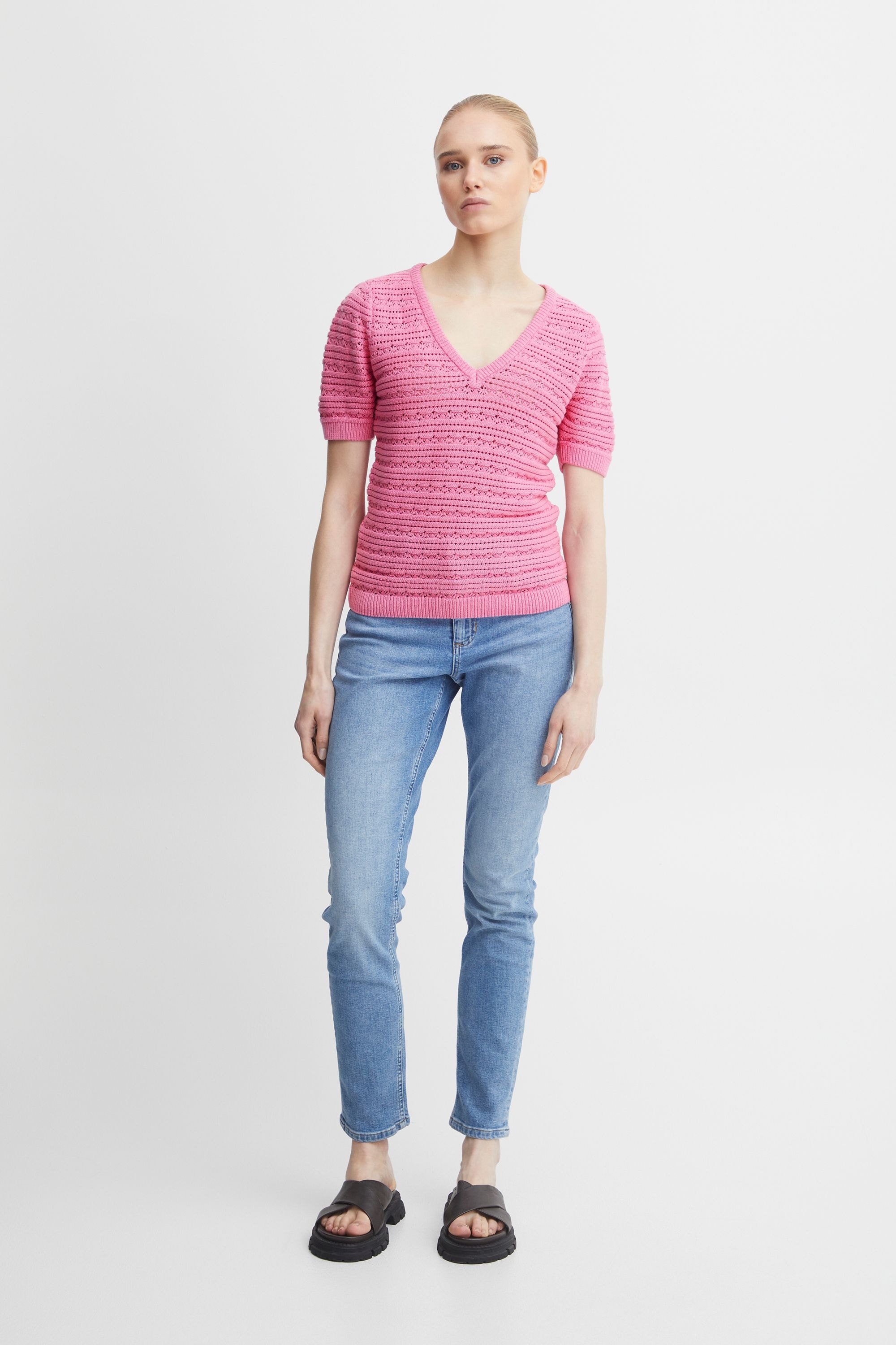 Ichi Strickfleece-Pullover »Strickpullover IHMarion«