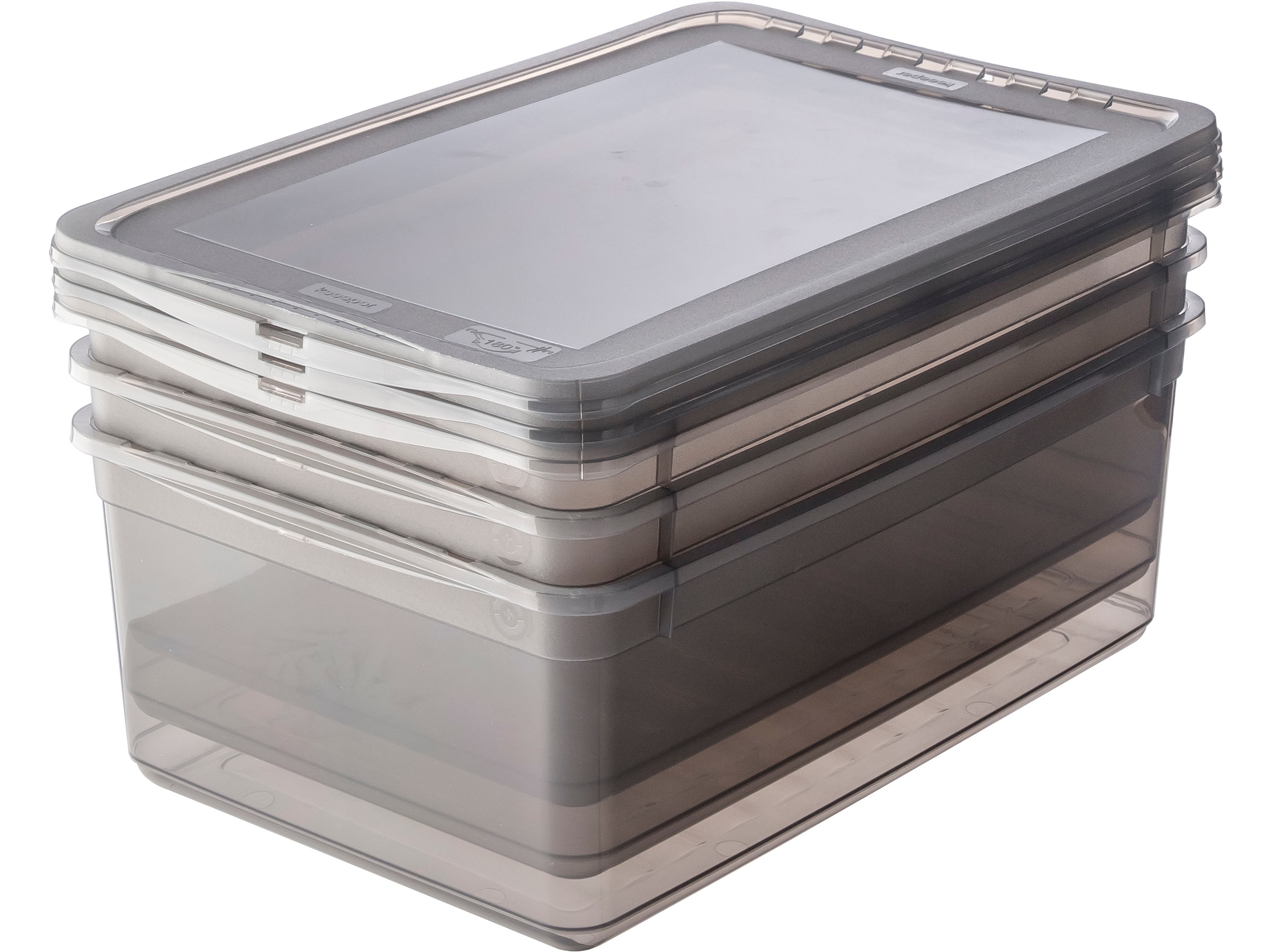 keeeper Aufbewahrungsbox "bea, clearbox mit Air Control-System" 3 x 11 l, s günstig online kaufen