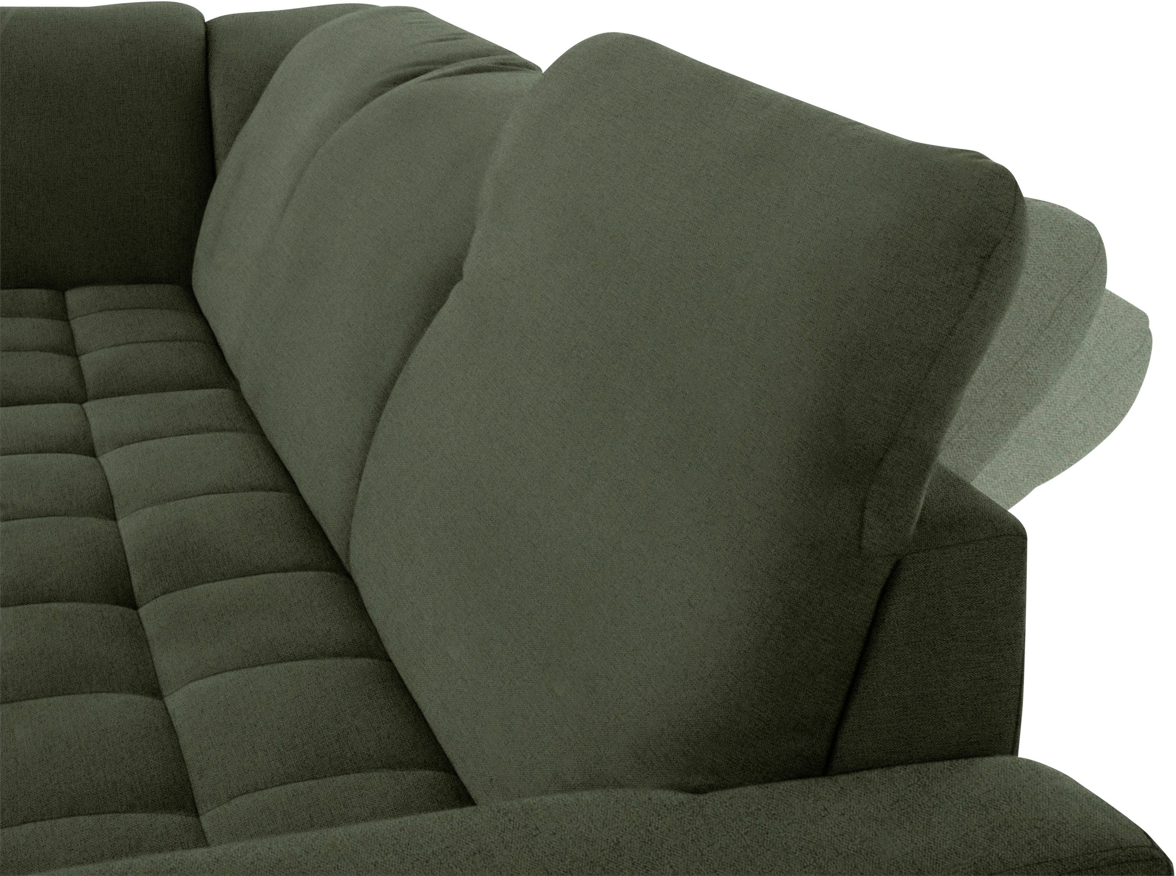 DOMO collection Ecksofa »Franzi L-Form«, wahlweise mit Kopfteilverstellung (dann Breite: 275 cm)