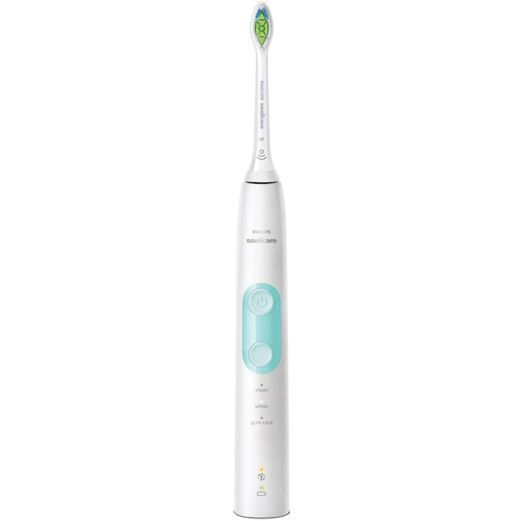 Philips Sonicare Elektrische Zahnbürste »ProtectiveClean 5100 HX6857/28«, 1 St. Aufsteckbürsten, mit integriertem Drucksensor, 3 Putzprogramme, inkl. Reiseetui