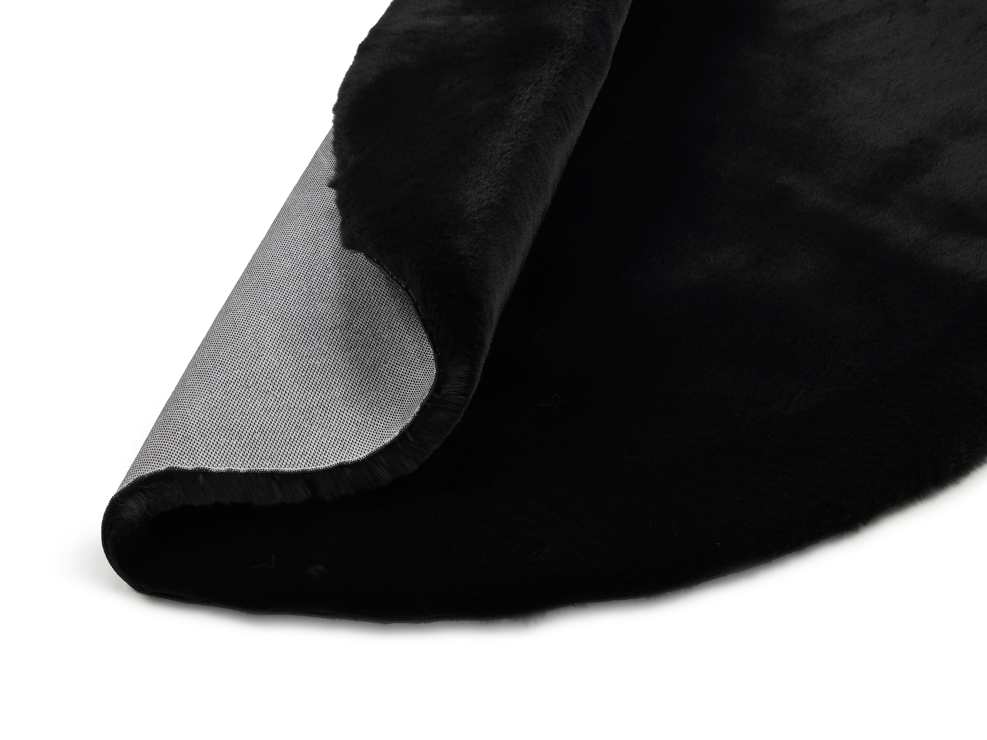 OCI DIE TEPPICHMARKE Teppich »ROCKY SOFT«, rund, 35 mm Höhe, Kunstfell, weich, kuschelig, maschinell gewebt, waschbar