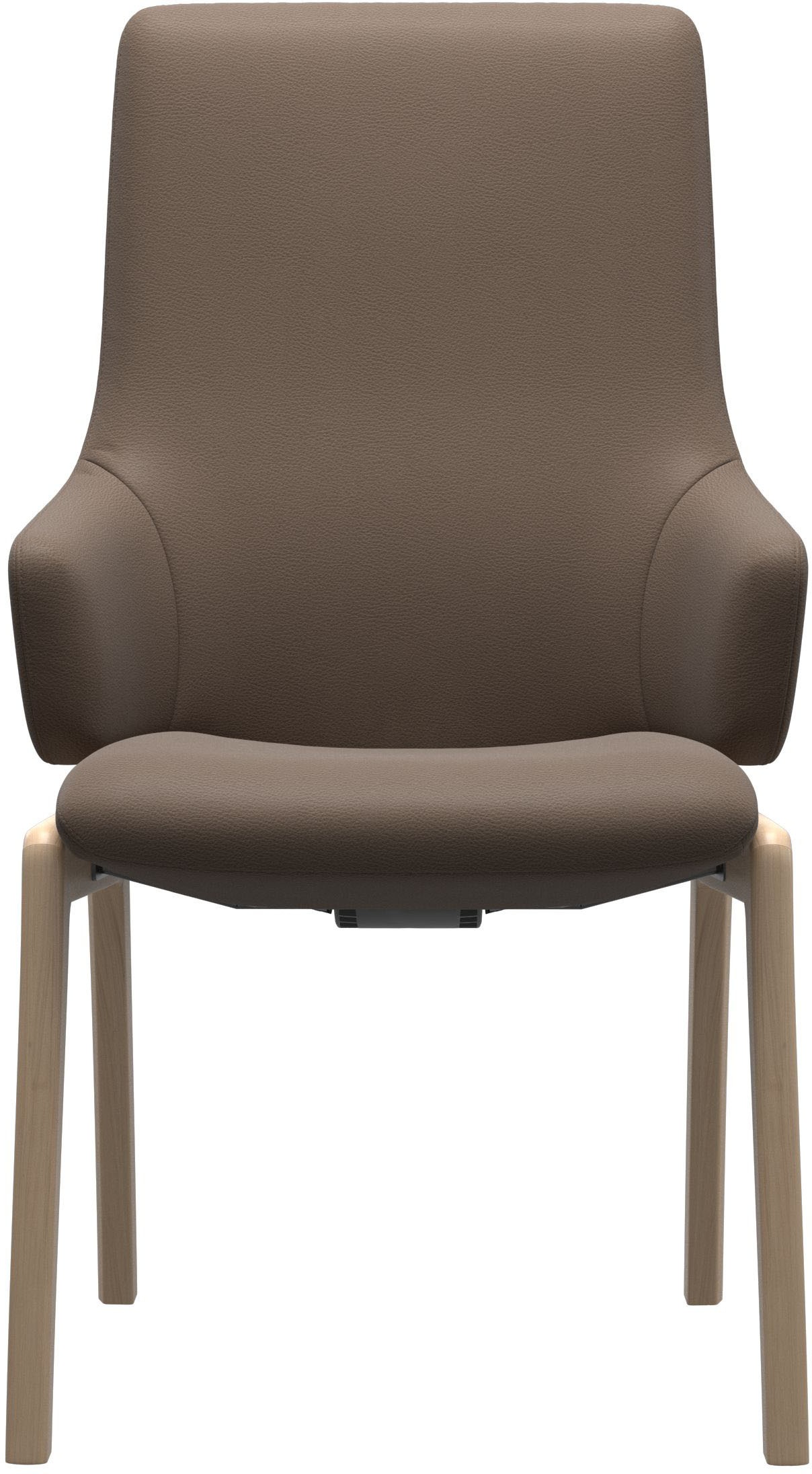 Stressless® Polsterstuhl »Laurel«, Leder BATICK, High Back mit Armlehne, Größe L, mit abgerundeten Beinen in Schwarz