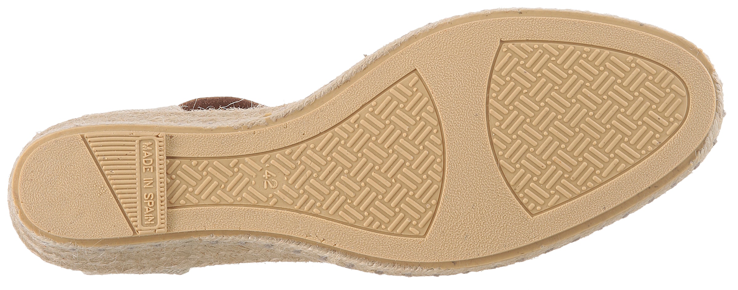 VERBENAS Sandalette »MALENA SERRAJE«, Sommerschuh, Riemchensandale, Urlaubschuh mit Keilabsatz