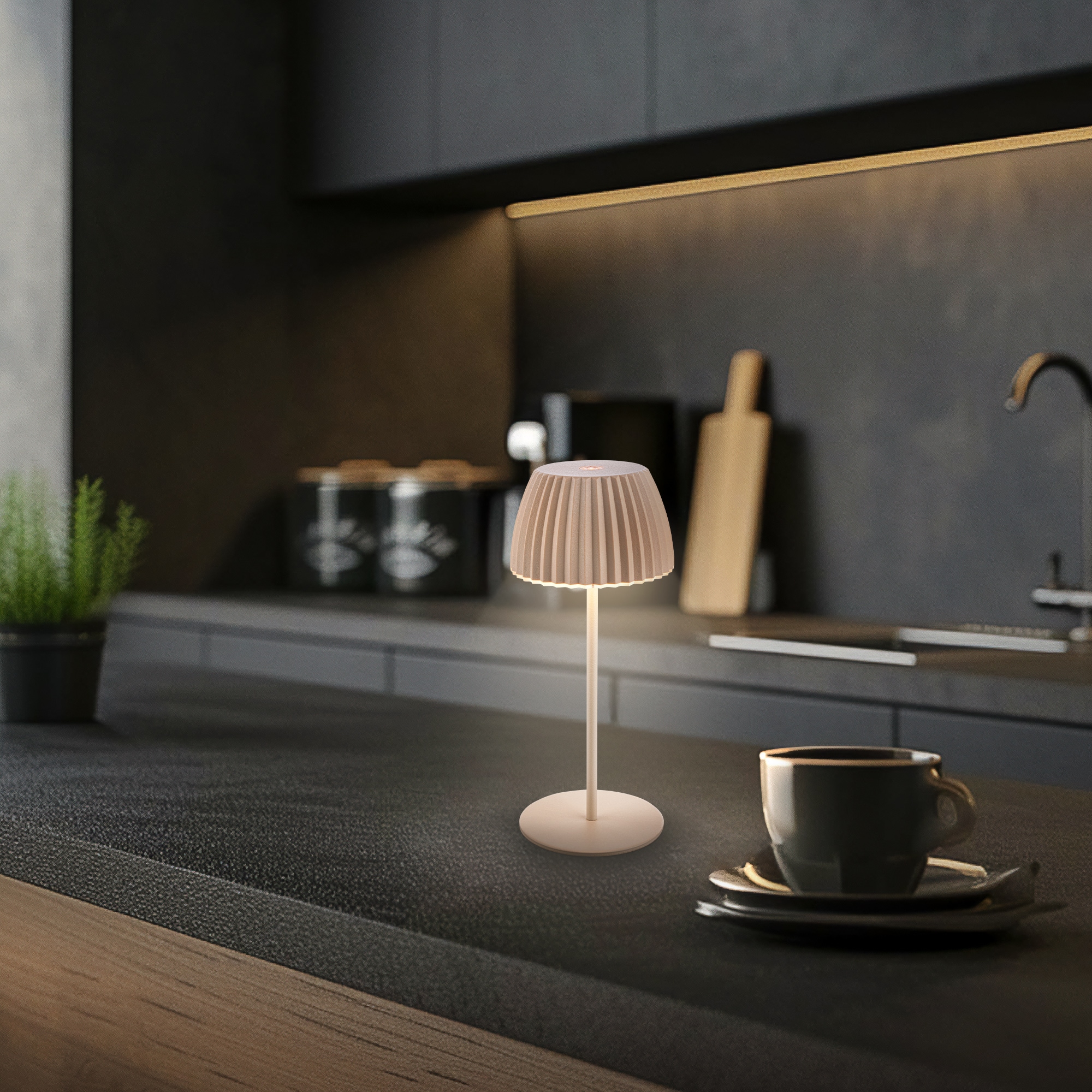 Briloner Leuchten LED Tischleuchte »Akku LED Tischleuchte« LED-Modul