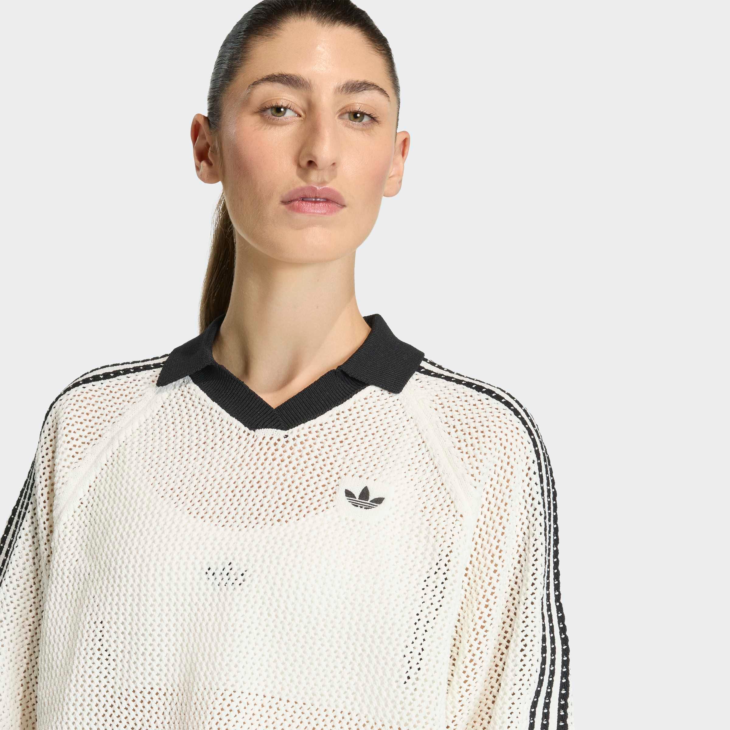 adidas Originals Poloshirt », KNITTED CROCHET«