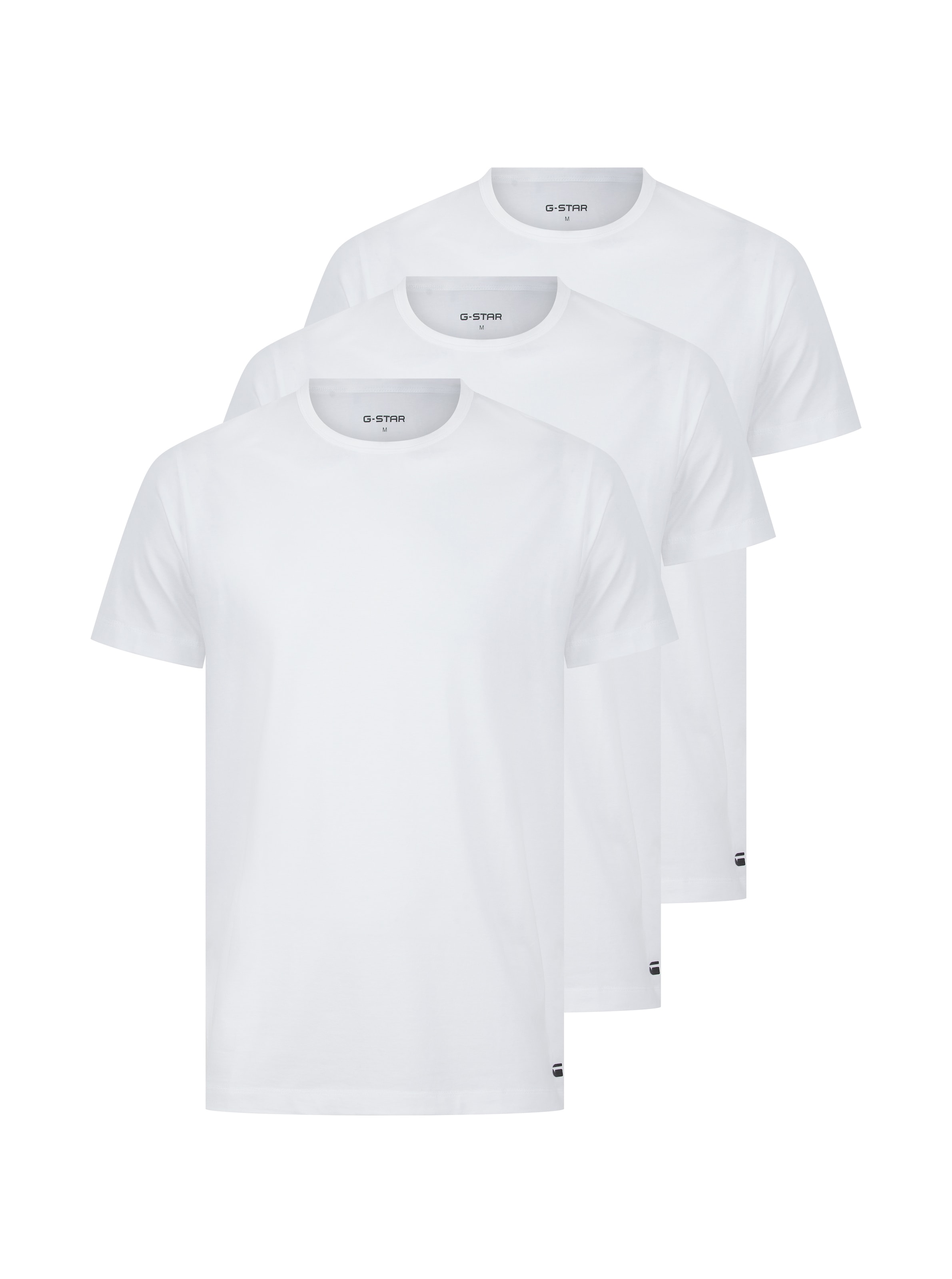 G-STAR T-Shirt "COVE, T-SHIRTS 3 PACK CREW" Packung, 3 Stk. tlg. Regular Fi günstig online kaufen