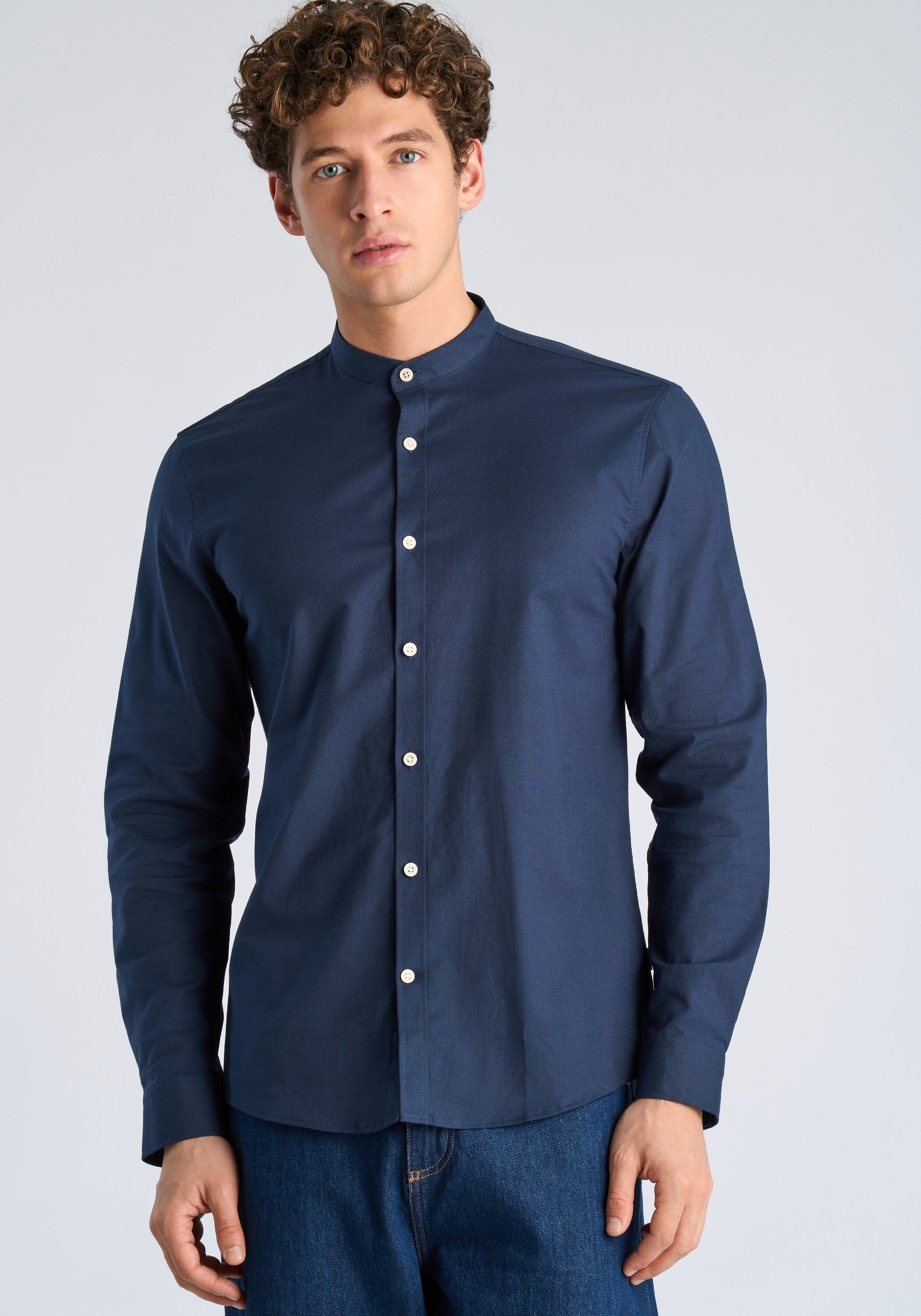 LINDBERGH Businesshemd "Oxford-Hemd (Langarm) Relaxed Fit"