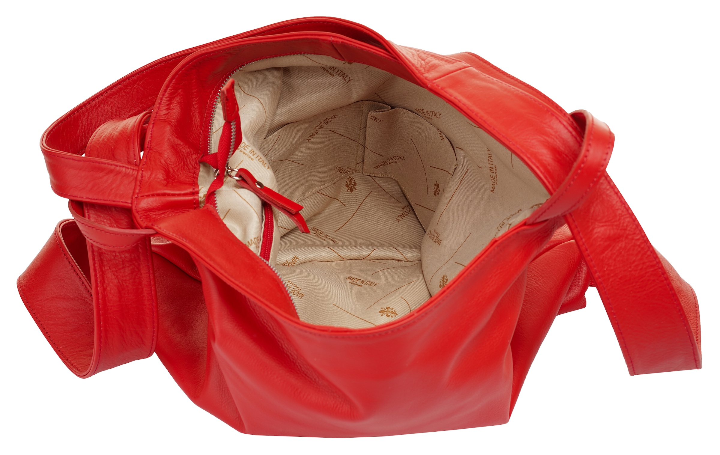 Samantha Look Cityrucksack, echt Leder, Made in Italy