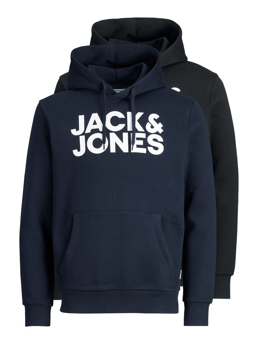 Jack & Jones Kapuzensweatshirt "JJECORP LOGO SWEAT HOOD 2PK MP NOOS"