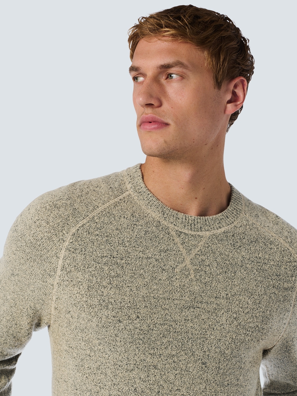 NO EXCESS Strickpullover, in melierter Optik