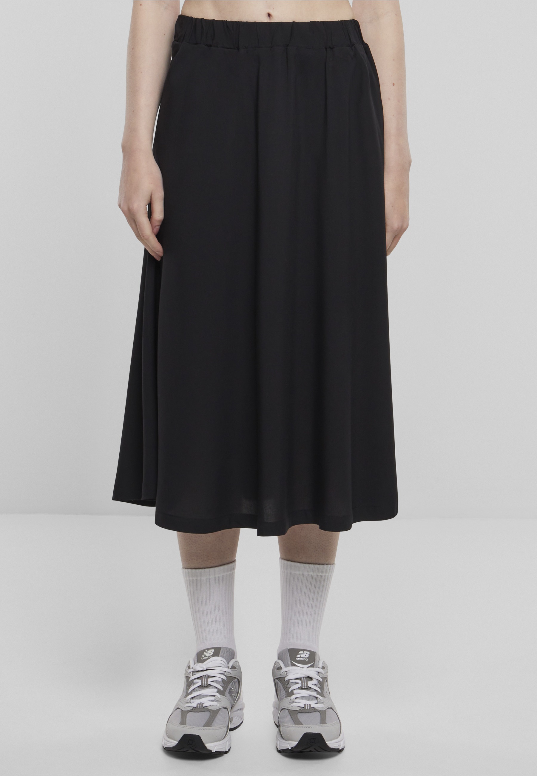 URBAN CLASSICS Sommerrock »Urban Classics Damen Ladies Viscose Skirt« 1 Stk.