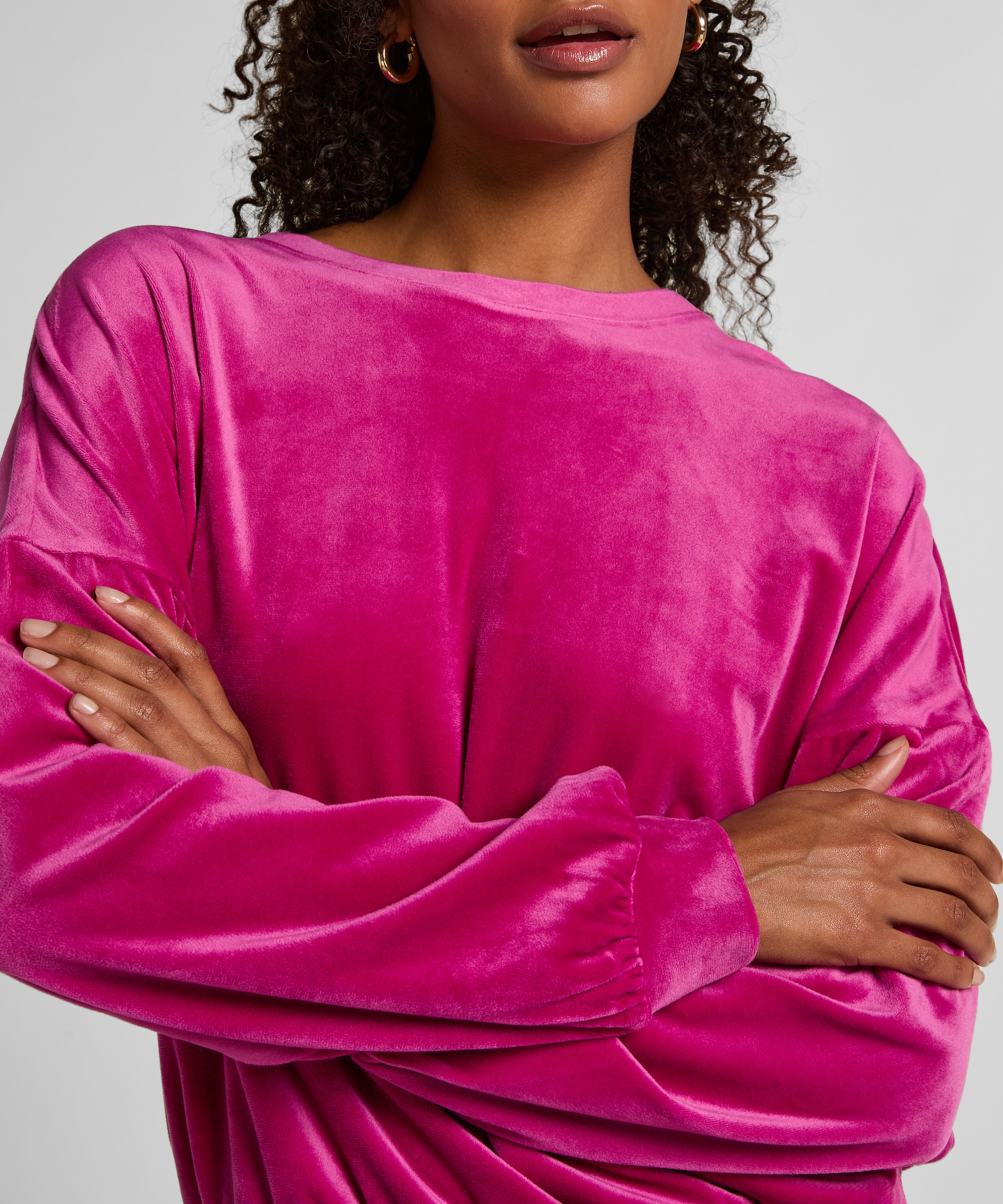 Hunkemöller Pyjama »Velours Top«