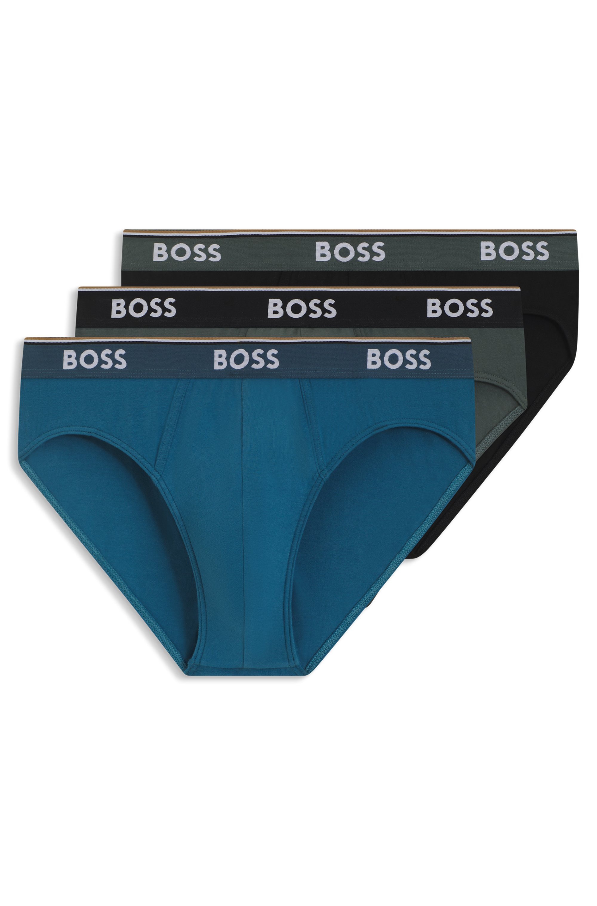 BOSS Slip "Brief 3P Power", (Packung, 3 St.), mit BOSS Schriftzug günstig online kaufen
