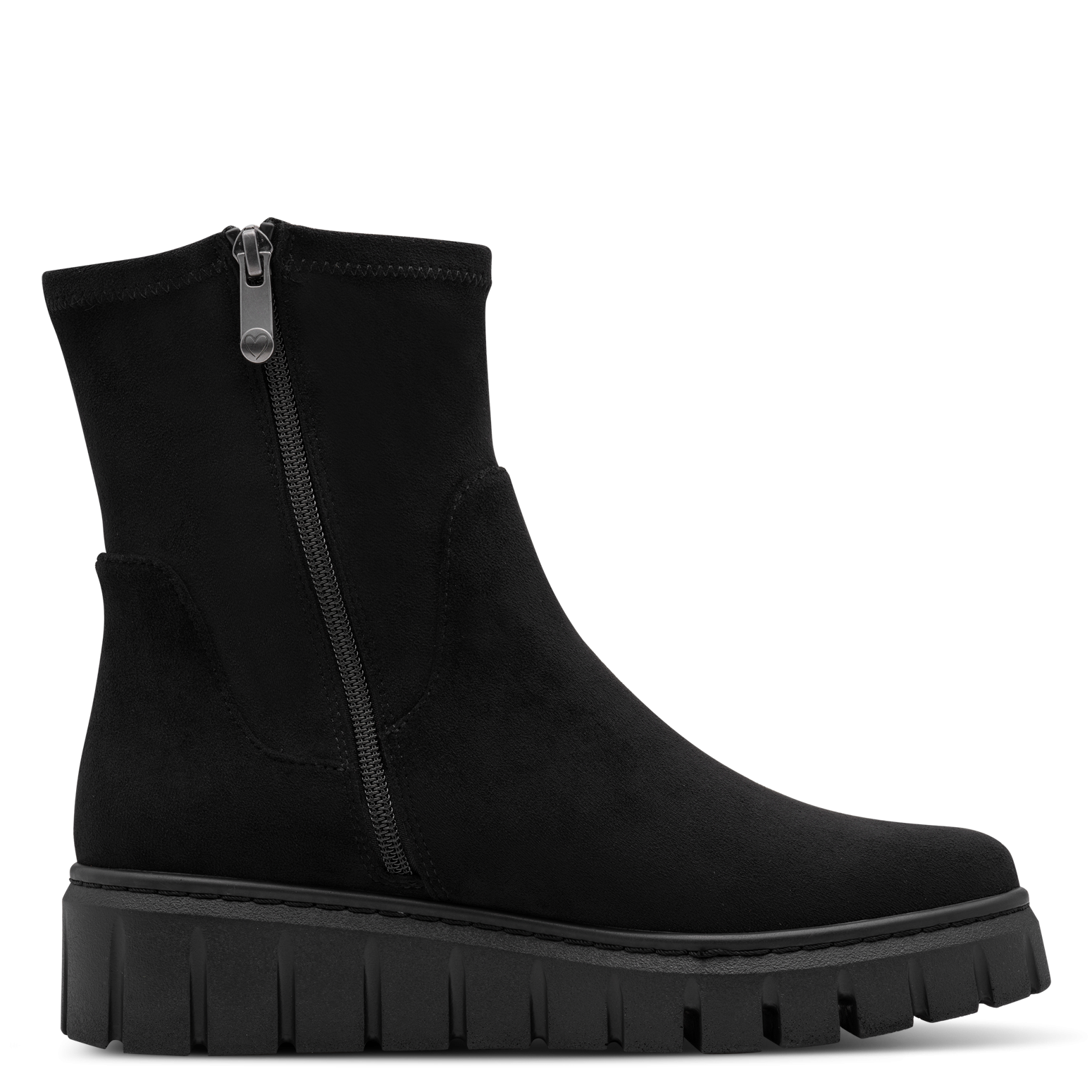 MARCO TOZZI Keilstiefelette  Plateau, Boots mit elastischem Stretch-Schaft