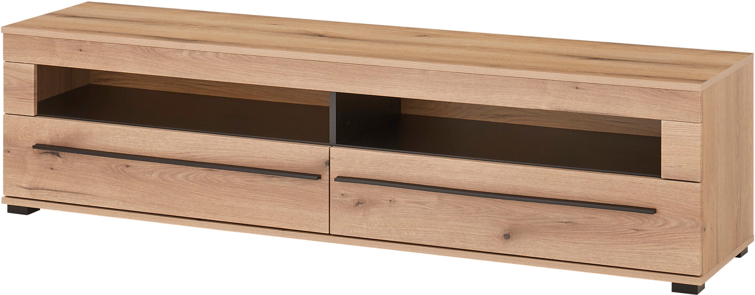 Home affaire Lowboard "modernes TV-Unterteil, Kommode in Eiche Evoke oder w günstig online kaufen