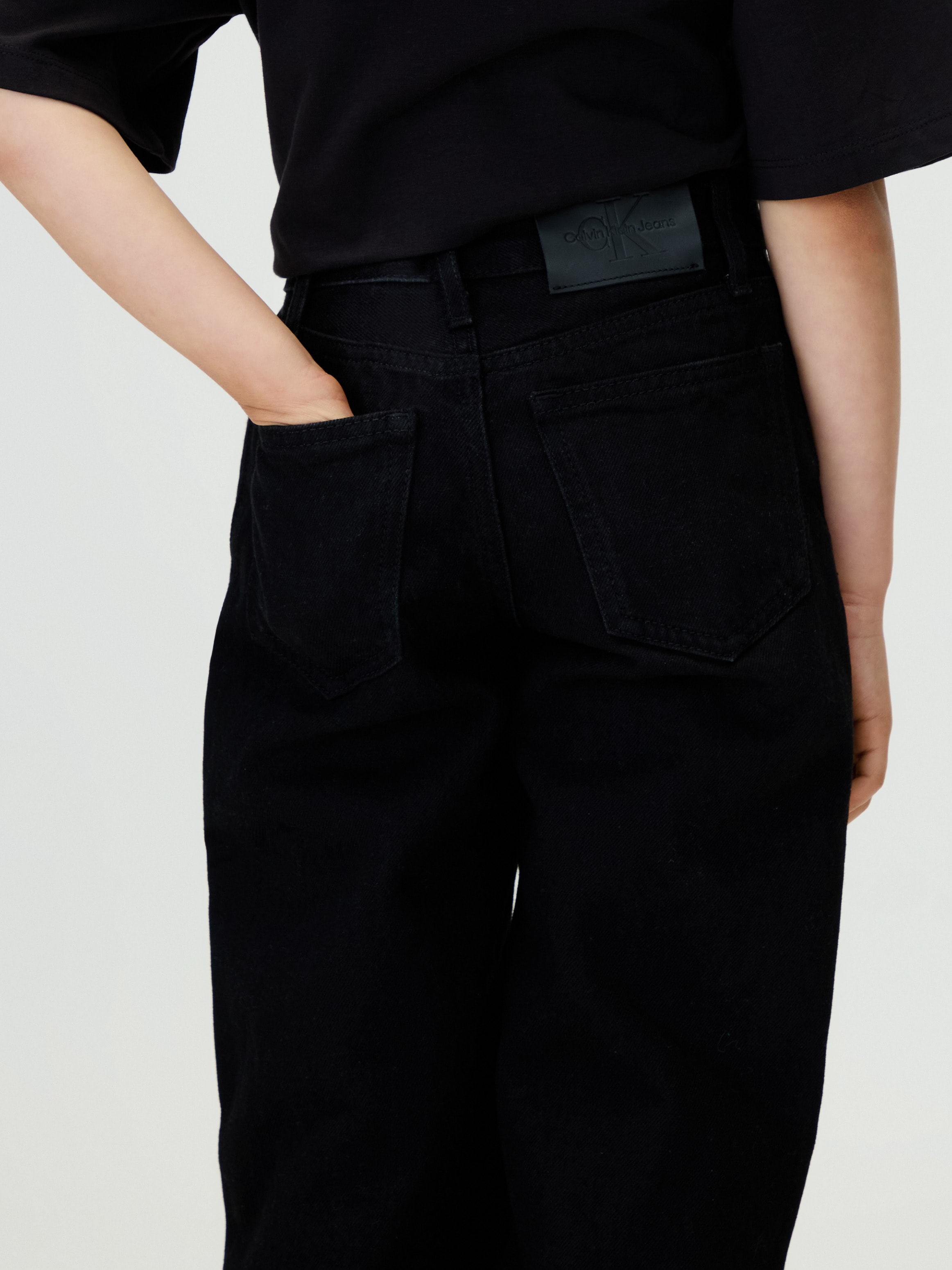 Calvin Klein Jeans Weite Jeans »HR WIDE LEG«, für Kinder bis 16 Jahre, hoher Bund