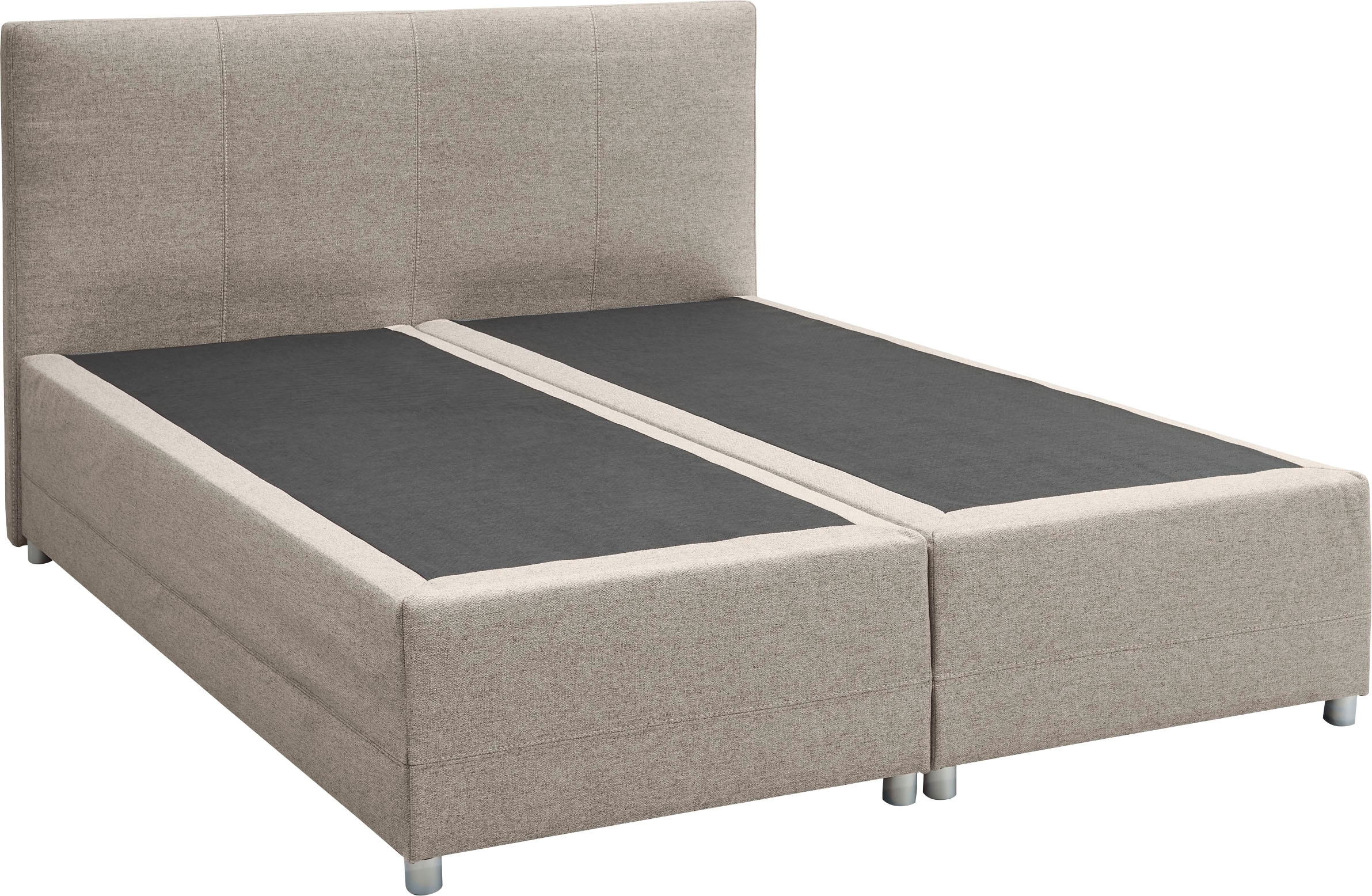 ED EXCITING DESIGN Boxspringbett "Luanda", wahlweise mit Matratze und Toppe günstig online kaufen