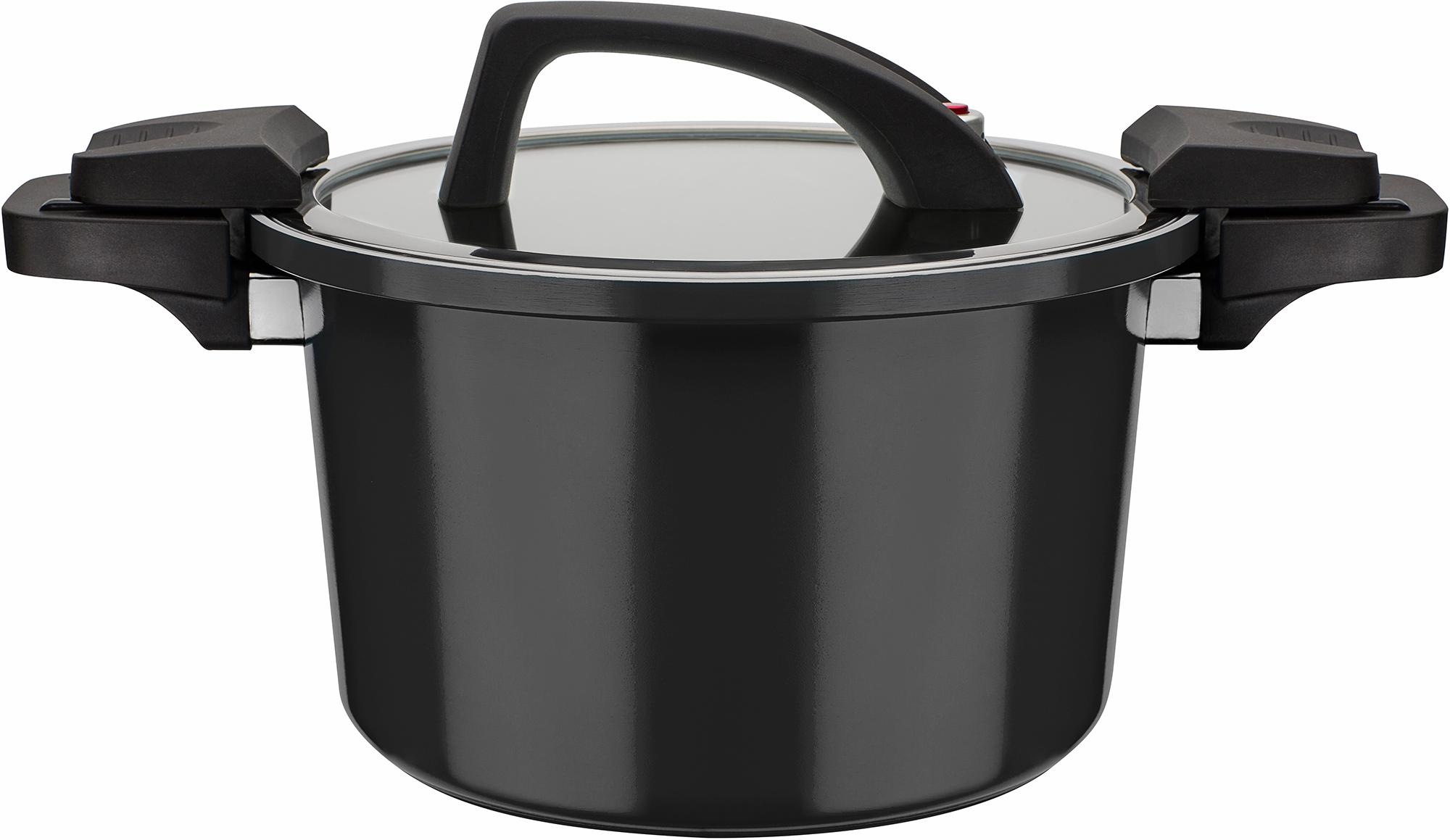 GSW Dampfgartopf "Gourmet Nero" 1 Stk. tlg. Aluminium günstig online kaufen