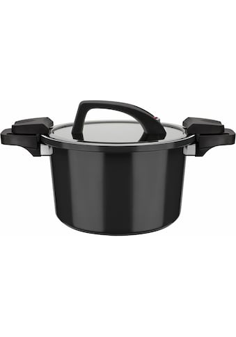 GSW Dampfgartopf »Gourmet Nero« Aluminium ...