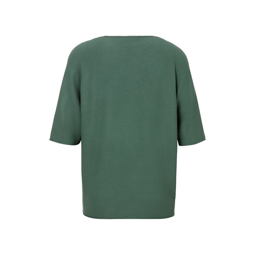 BOSS ORANGE 3/4 Arm-Pullover »C_Flamber Premium Damenmode«, mit Rundhalsausschnitt