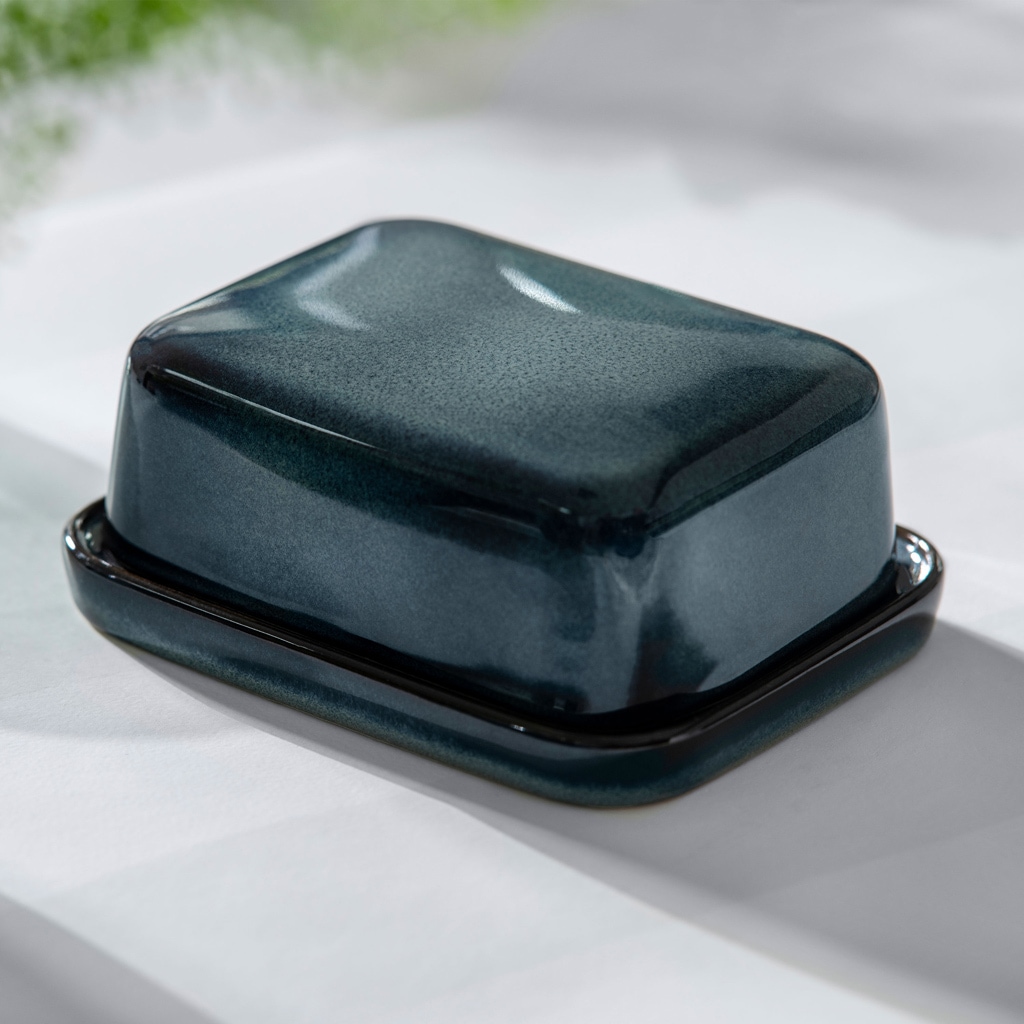 like. by Villeroy & Boch Butterdose »Butterdose Lave gris 15 x 12 x 6,5 cm grau«, (1 tlg.)