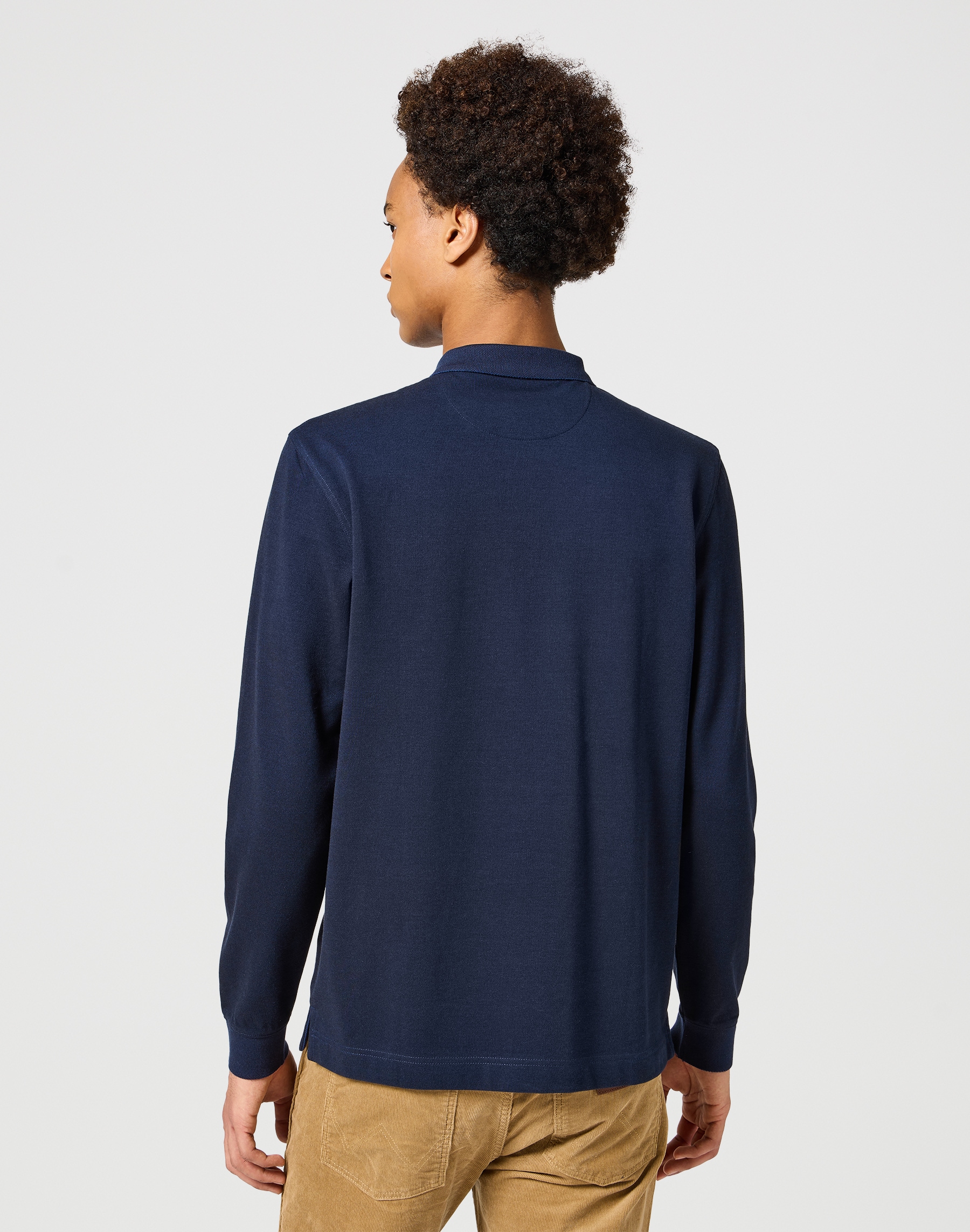 Wrangler Langarmshirt "LS REFINED POLO" günstig online kaufen