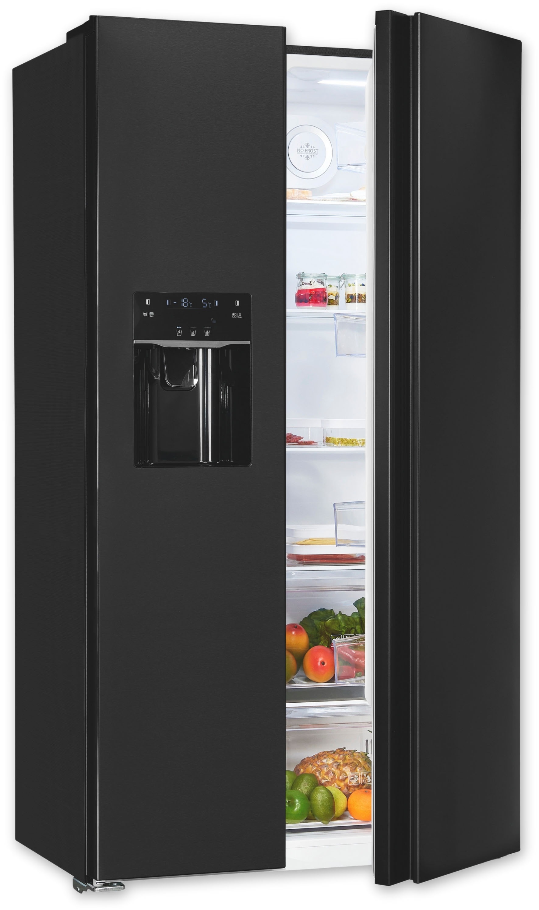 exquisit Side-by-Side SBS520-CF-040E inoxlook-az "SBS520-CF-040E inoxlook-a günstig online kaufen