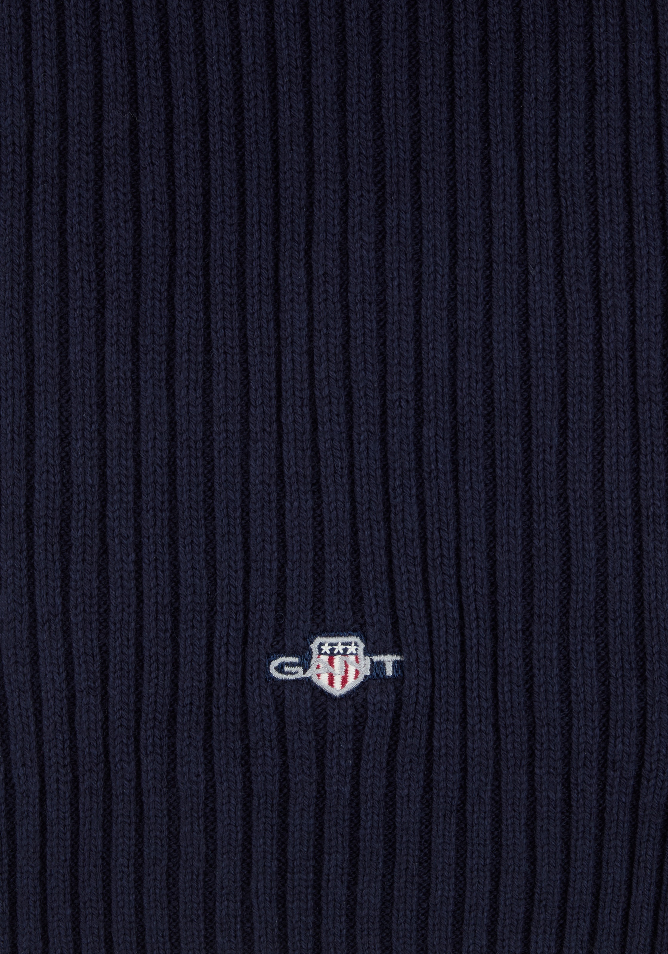 Gant Strickschal "COTTON BLEND LOGO" günstig online kaufen
