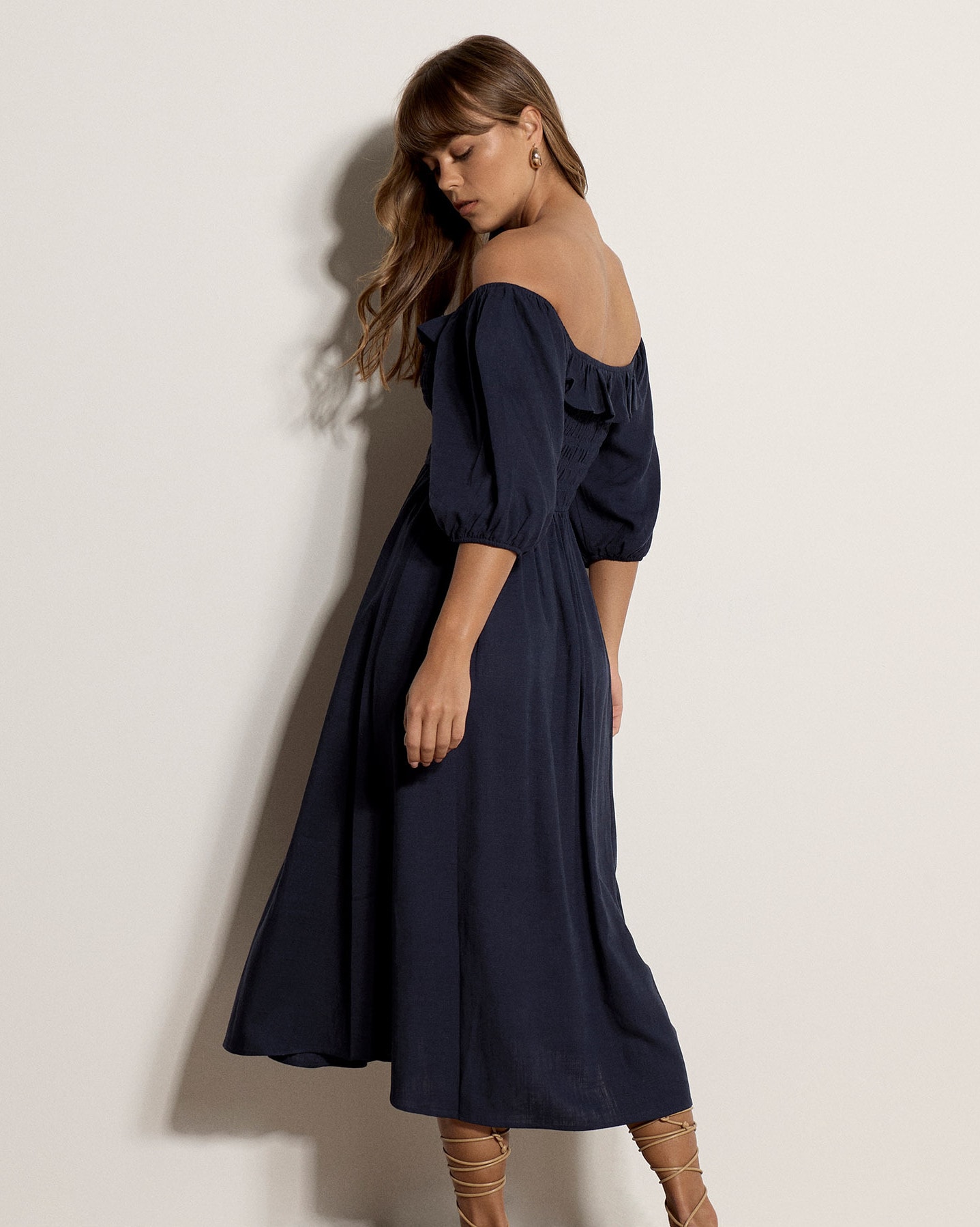 Apricot Maxikleid »Maxikleid« Gerafft