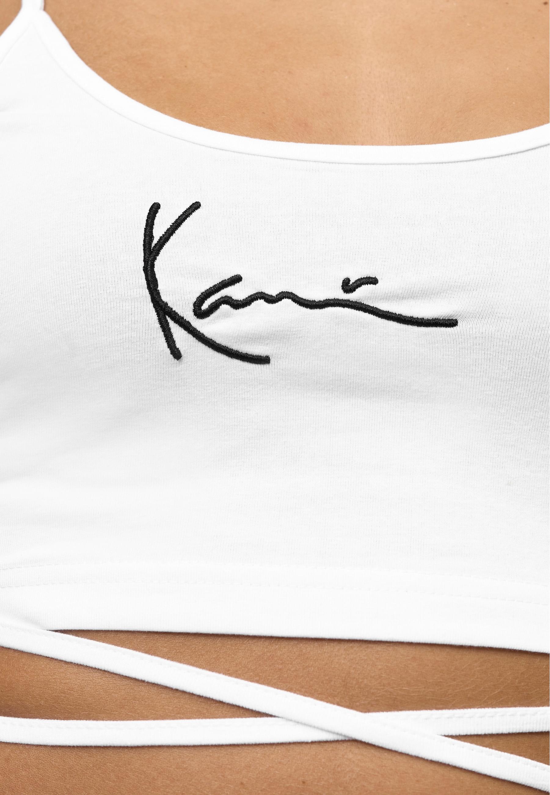 Karl Kani Muskelshirt »Karl Kani Damen KW221-013-2 Small Signature Crop Laced Top«, (1 tlg.)