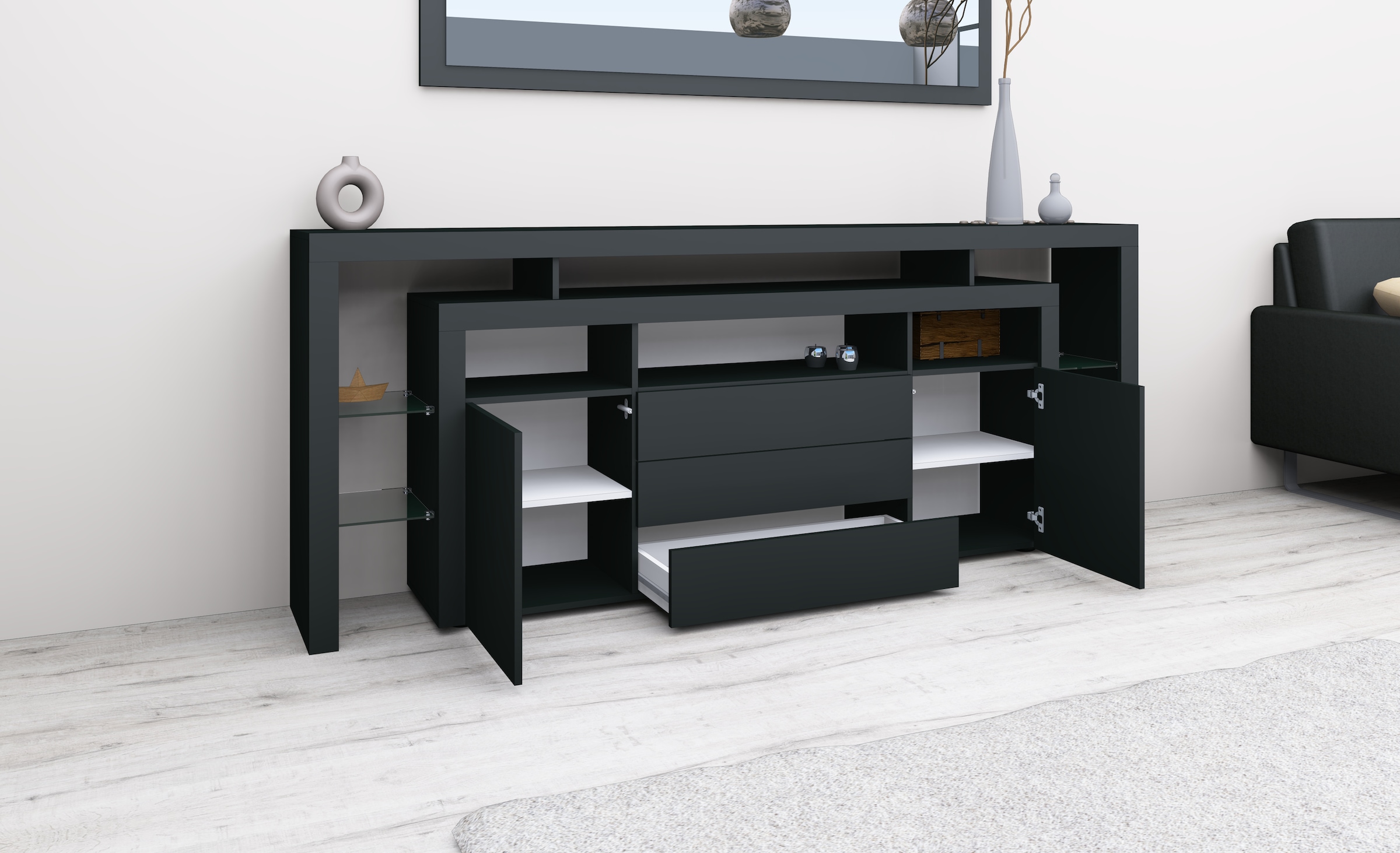 borchardt Möbel Sideboard »Rosario«, Breite 220 cm