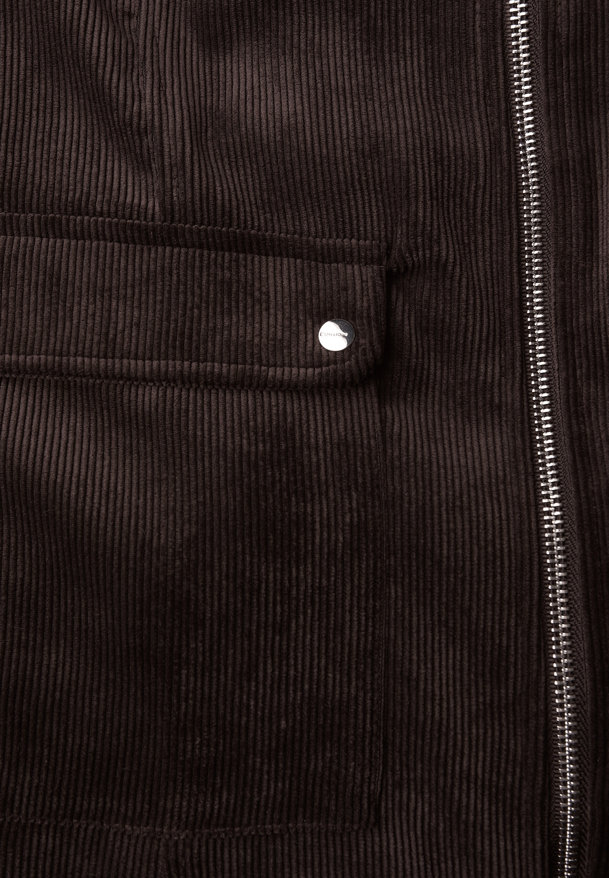 STREET ONE Cordjacke, ohne Kapuze, mit aufgenähten Taschen