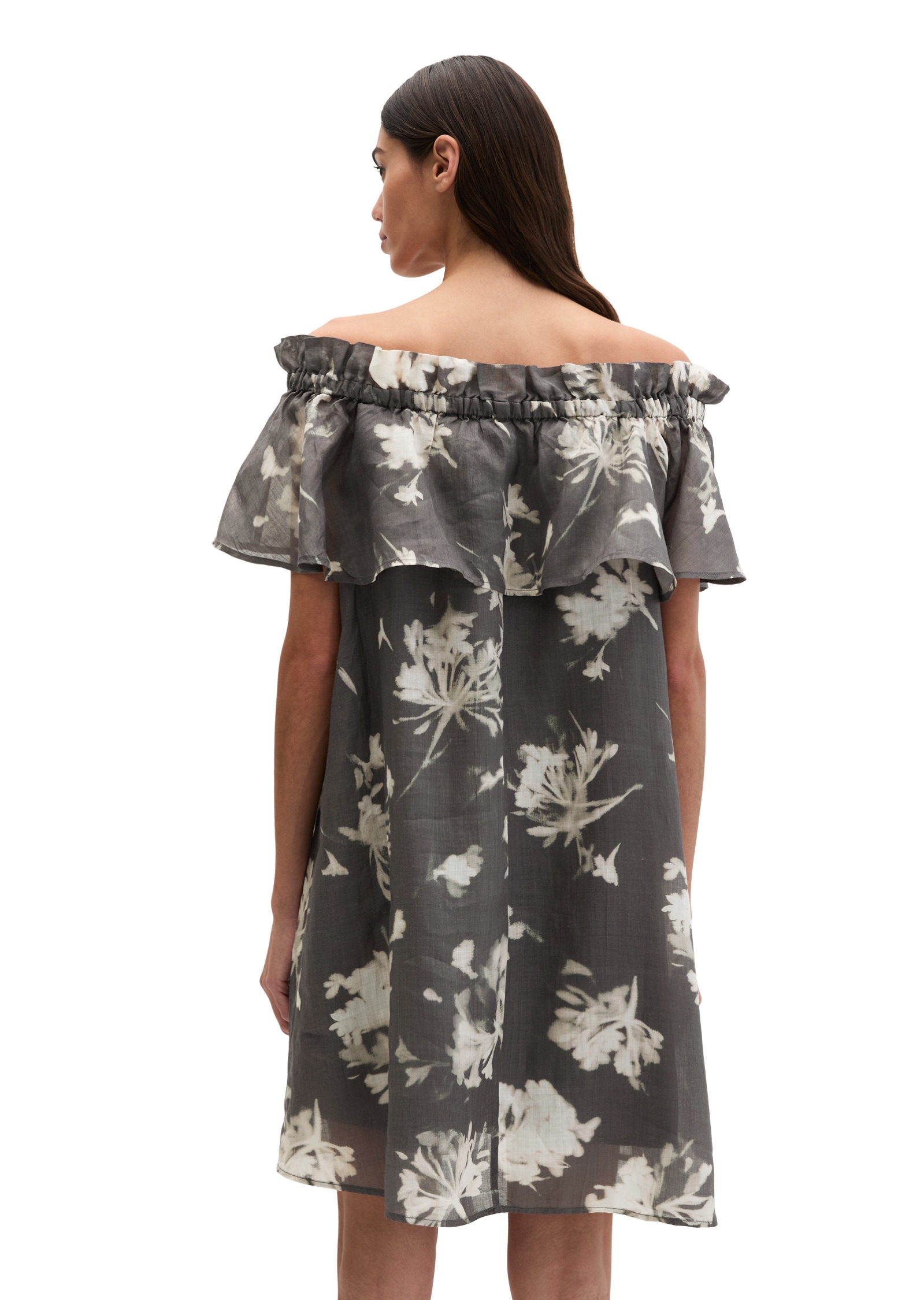 Marc O'Polo Druckkleid »aus weicher Ramiefaser«