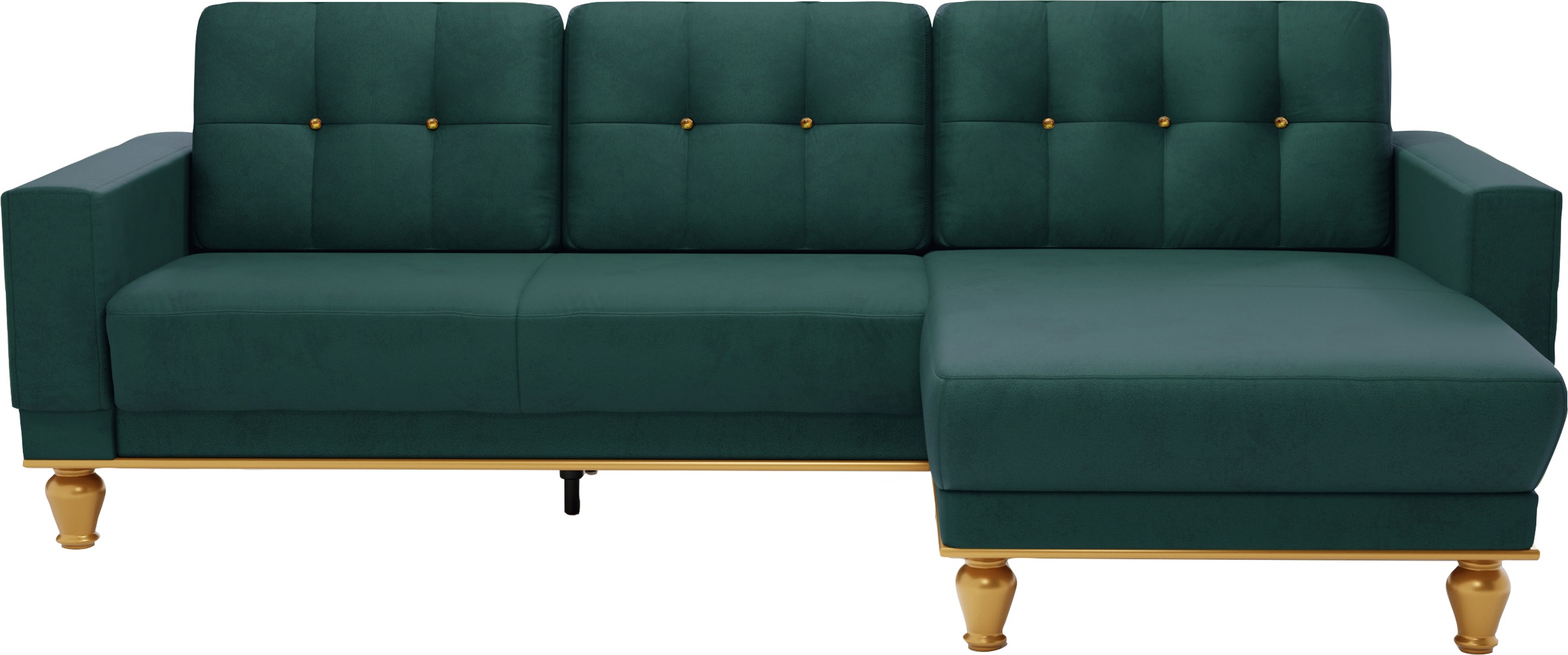 sit&more Ecksofa »Orient 5 L-Form«, mit Strass-Stein, wahlweise mit Bettfunktion und Bettkasten