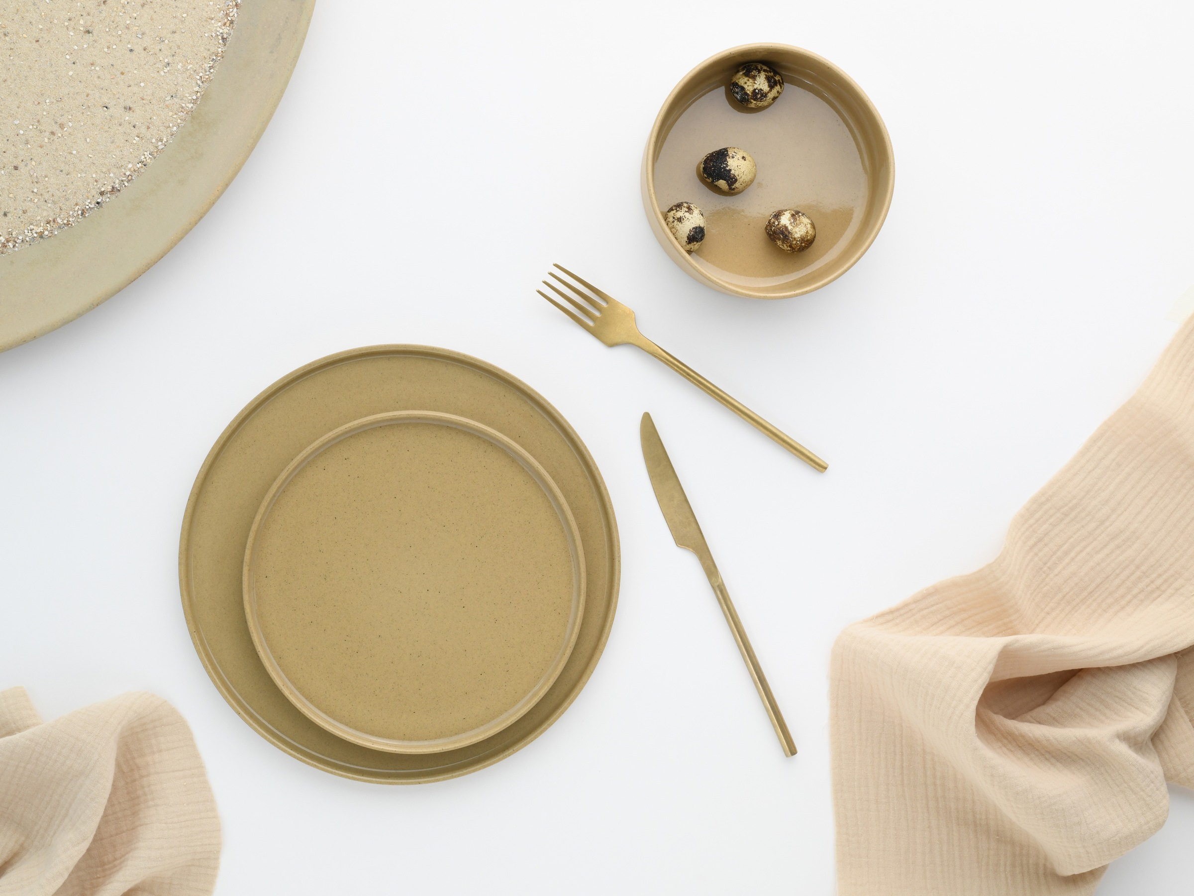CreaTable Dessertteller »Futuro« Teller Set für 4 Personen, Ø 20 cm, Steinzeug