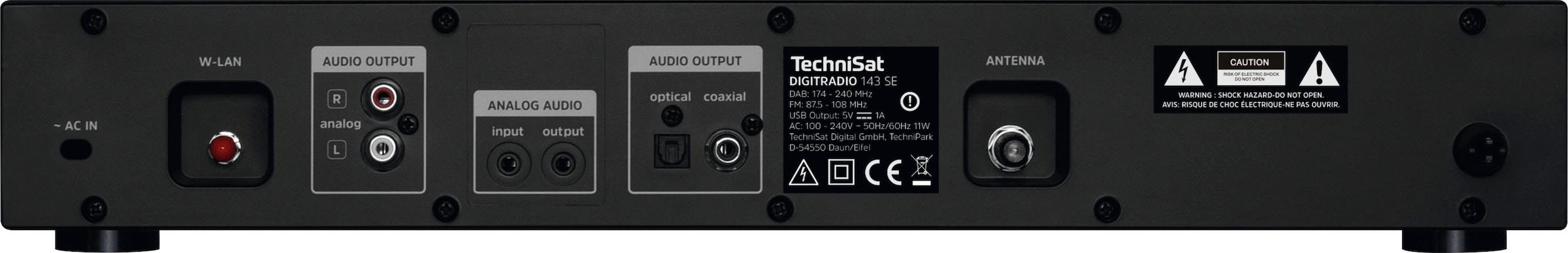 TechniSat Internet-Radio »DIGITRADIO 143 (V3)«, (Bluetooth-WLAN Digitalradio (DAB+)-FM-Tuner mit RDS-Internetradio)