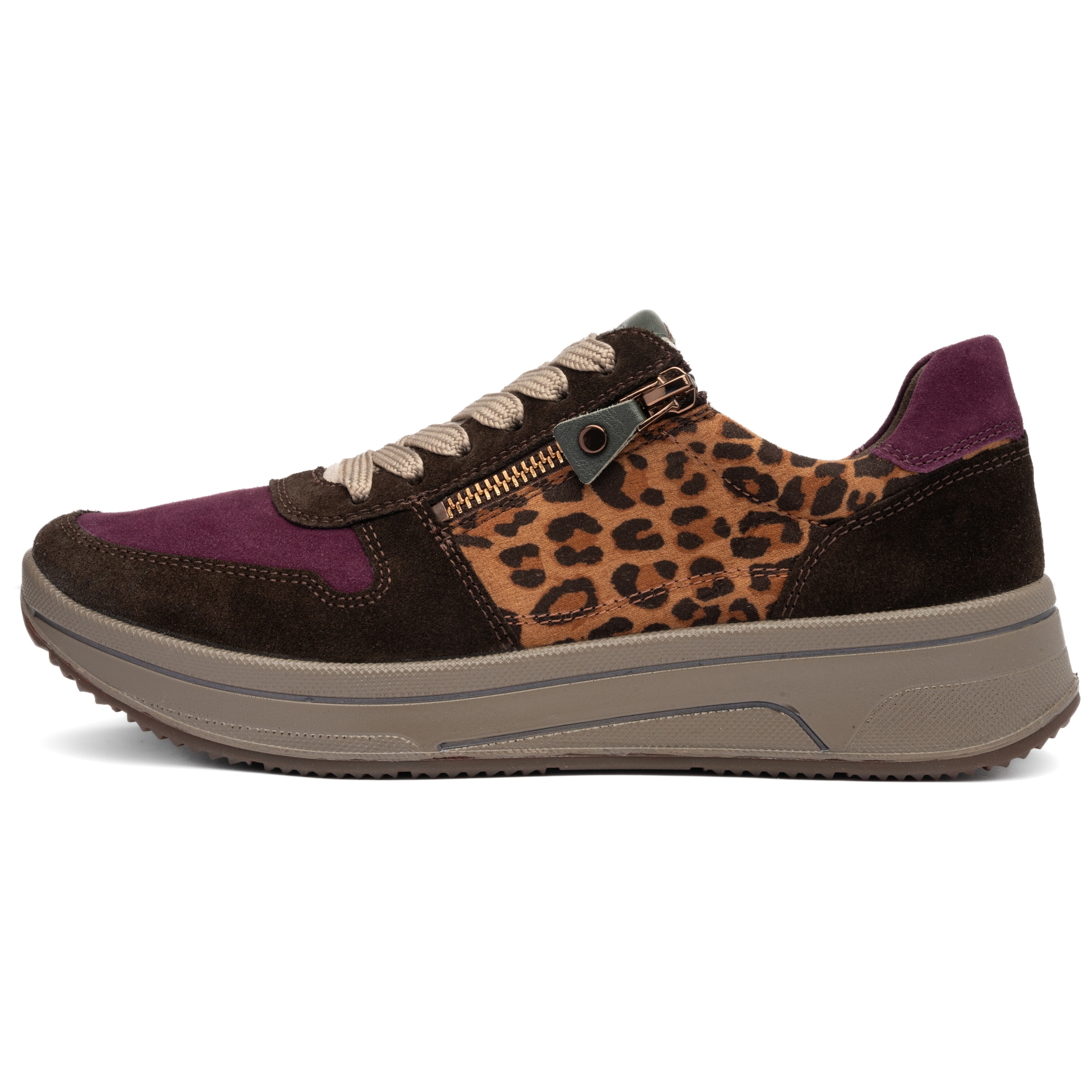 Ara Plateausneaker »SAPPORO«  Freizeitschuh, Schnürschuh, Halbschuh in Komfortweite H (= sehr weit)
