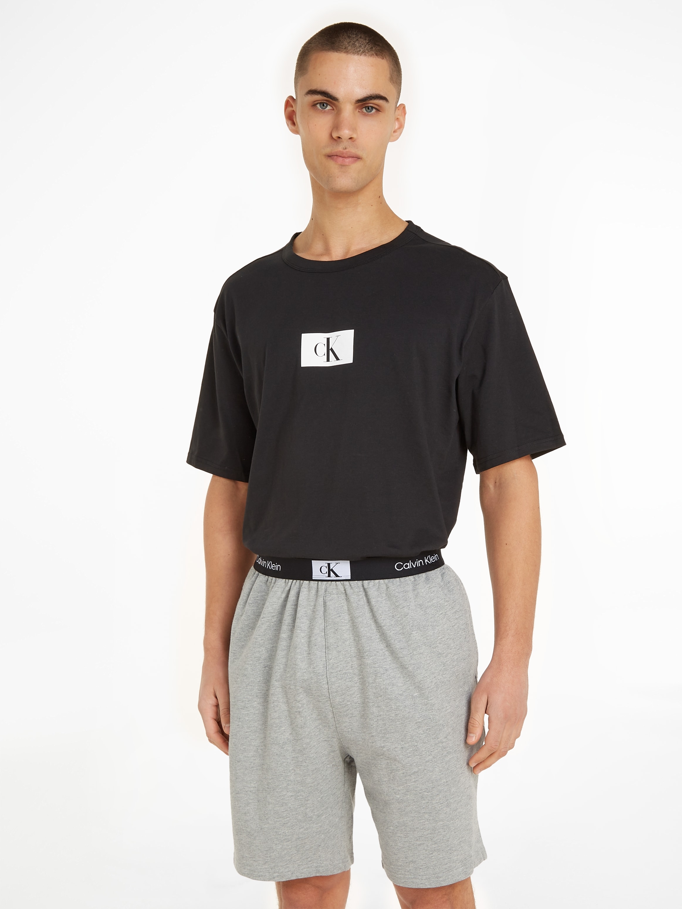 Calvin Klein Schlafshorts »SLEEP Calvin ▷ Klein BAUR | mit für Logo-Elastikbund SHORT«