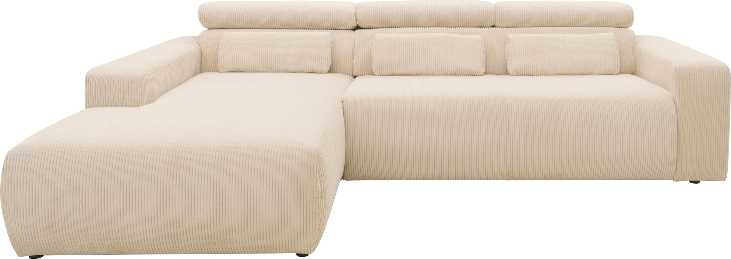 DOMO collection Ecksofa "Brandon B/T: 289/177 cm, belastbar bis 140kg/ Sitz günstig online kaufen