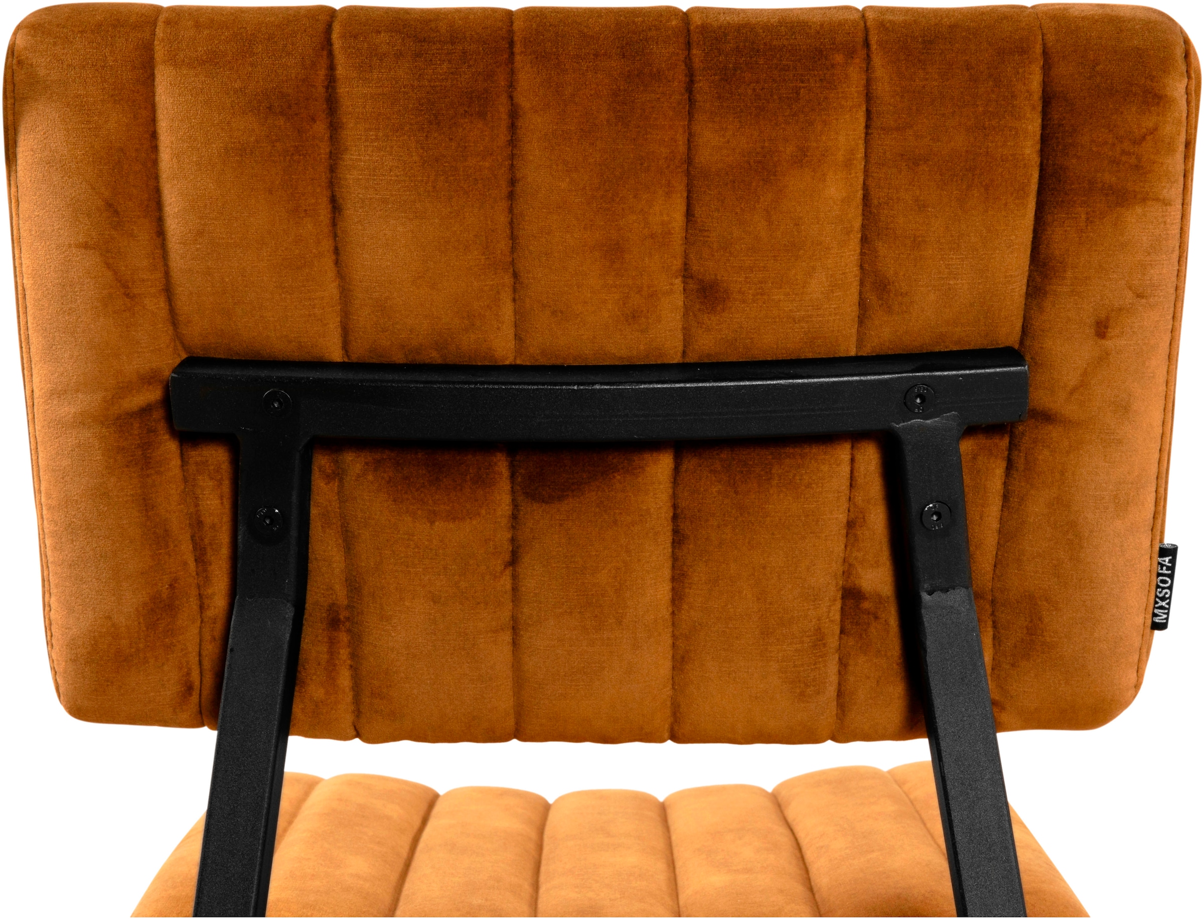 OMG Design Esszimmerstuhl »Ivan«, (Set), 1 St., Stoff, pflegeleichter Samtvelour Bezug, Küchenstuhl