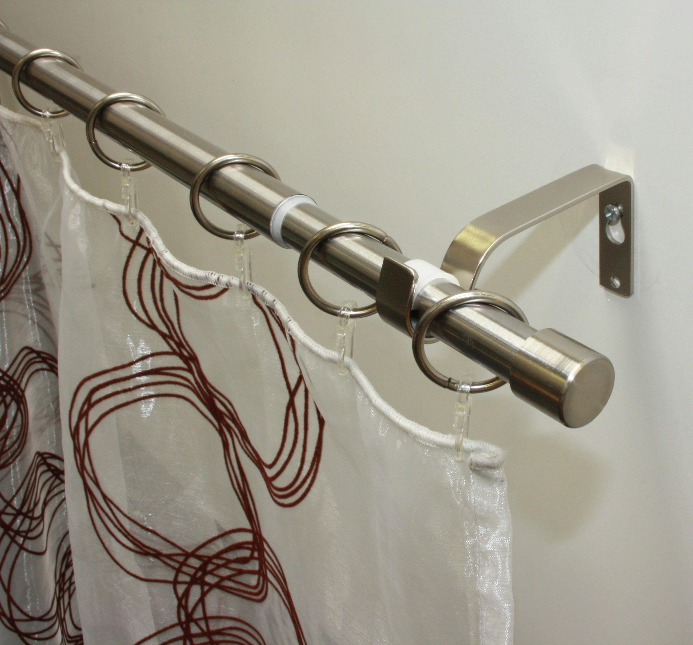 GARDINIA Gardinenstange »Set Metall«, 1 läufig-läufig, ausziehbar, 1-Lauf