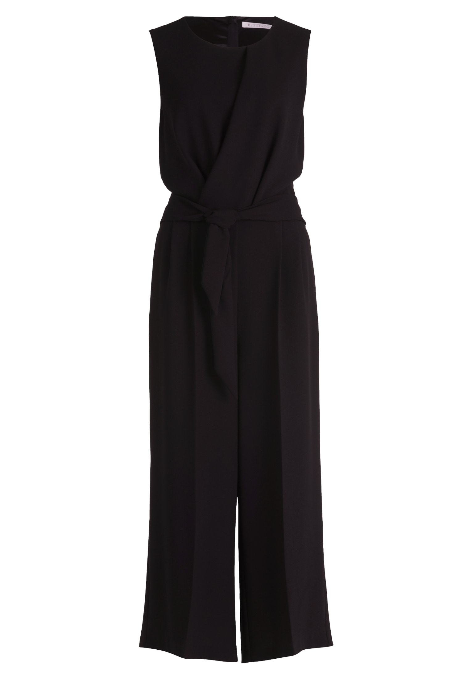 Betty&Co Overall »Betty & Co Jumpsuit ohne Arm«, (1 tlg.), Falten