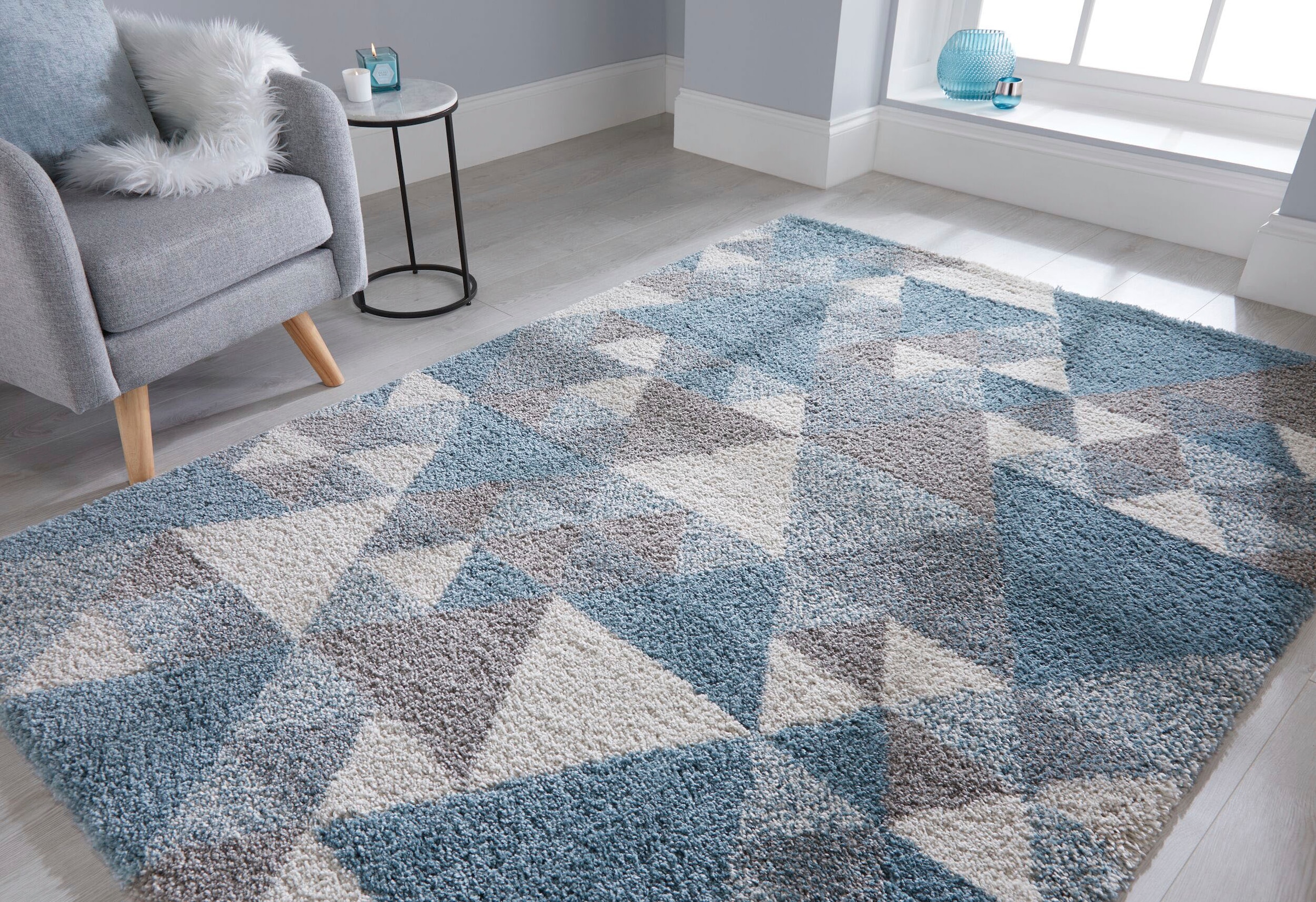 FLAIR RUGS Hochflor-Teppich "Nuru" rechteckig 30 mm Höhe günstig online kaufen