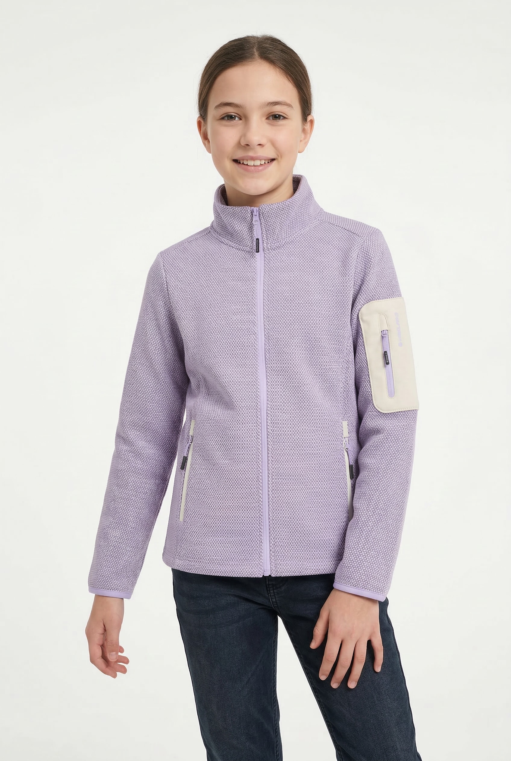 Icepeak Fleecejacke "KEMNATH JR" für Kinder und Jugendliche, schnell trocknendes Material