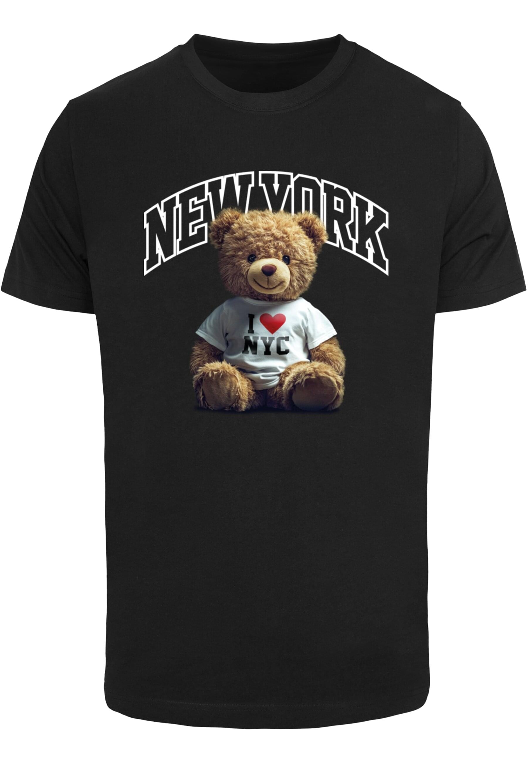 MisterTee T-Shirt "MisterTee New York College Bear Tee" 1 Stk. günstig online kaufen