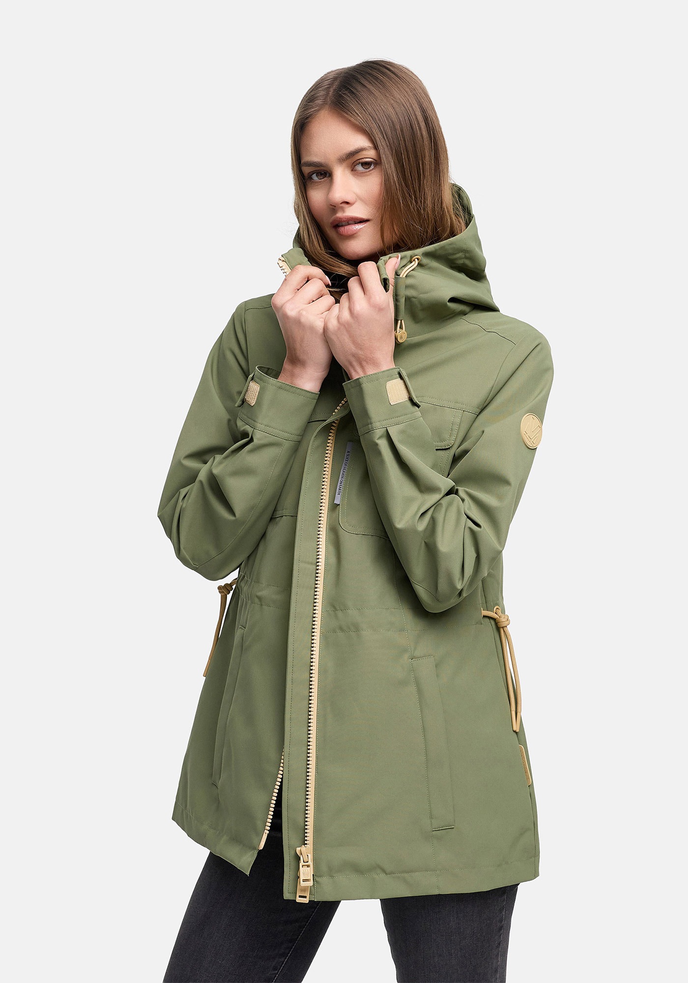 Marikoo Outdoorjacke »Sohaa« mit kontrastfarbenen Details