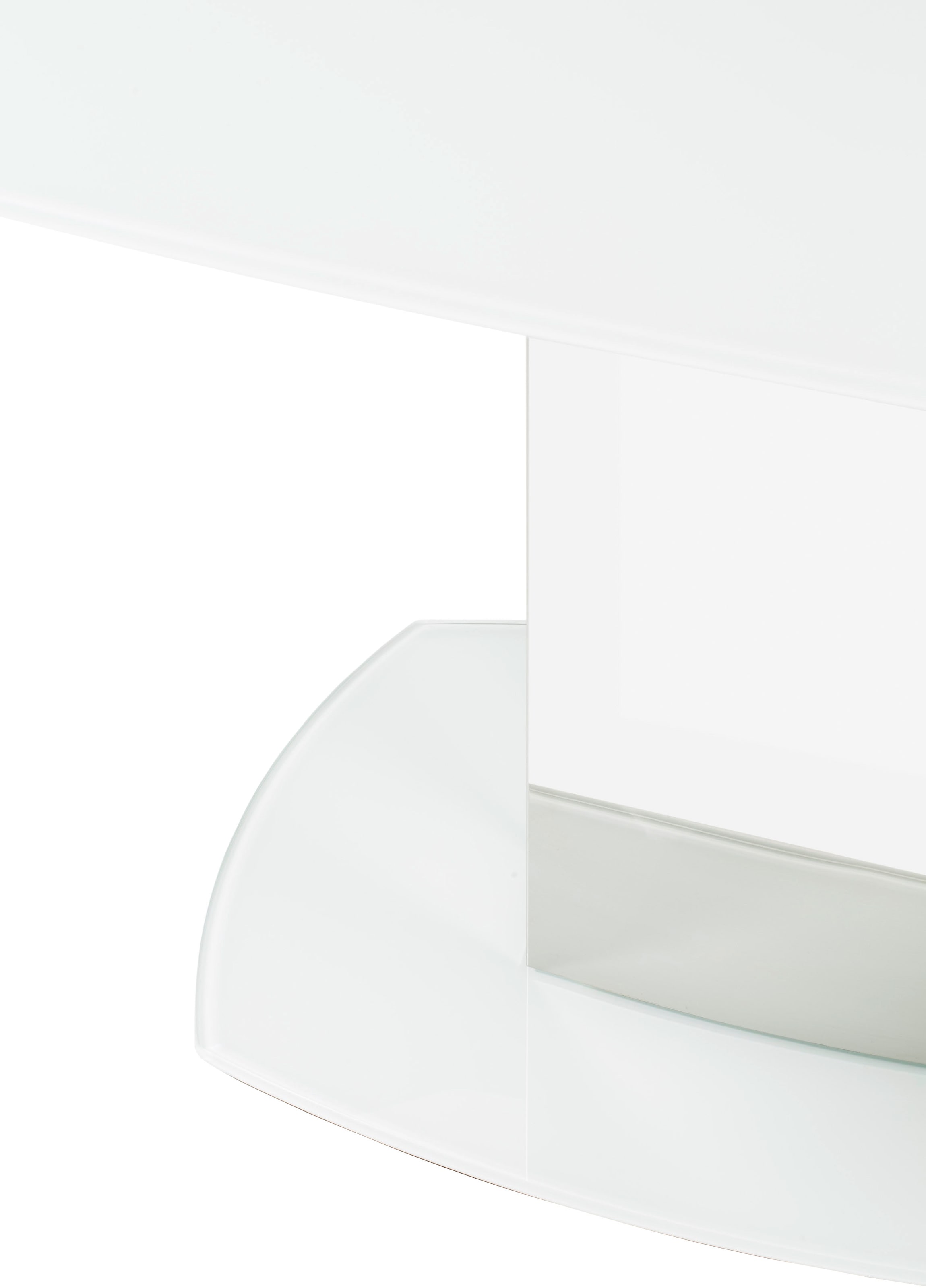 Stolkom Esstisch »Jackson Glastisch Weiß, Tisch ausziehbar, BxHxT 130-190x75x105 cm«, Automatische beidseitiger Drehauszug, Tischplatte in Super White